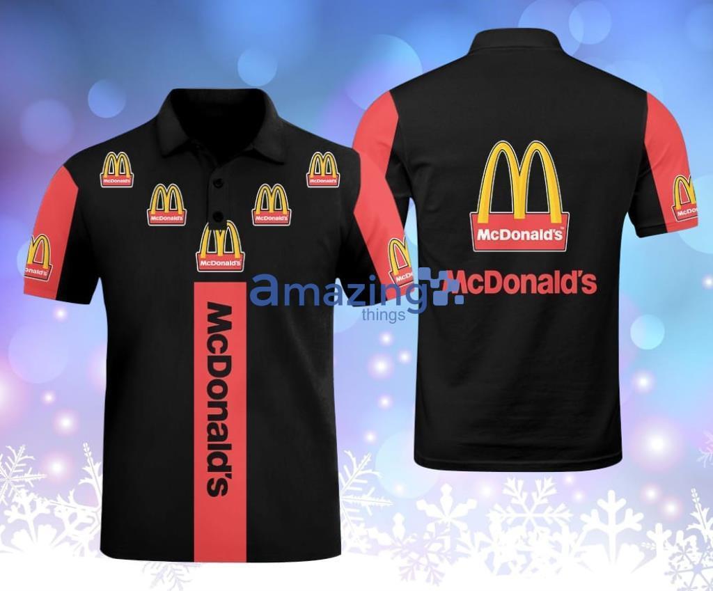 Mcdonald's Black Polo Shirt Gift For Fans Product Photo 1