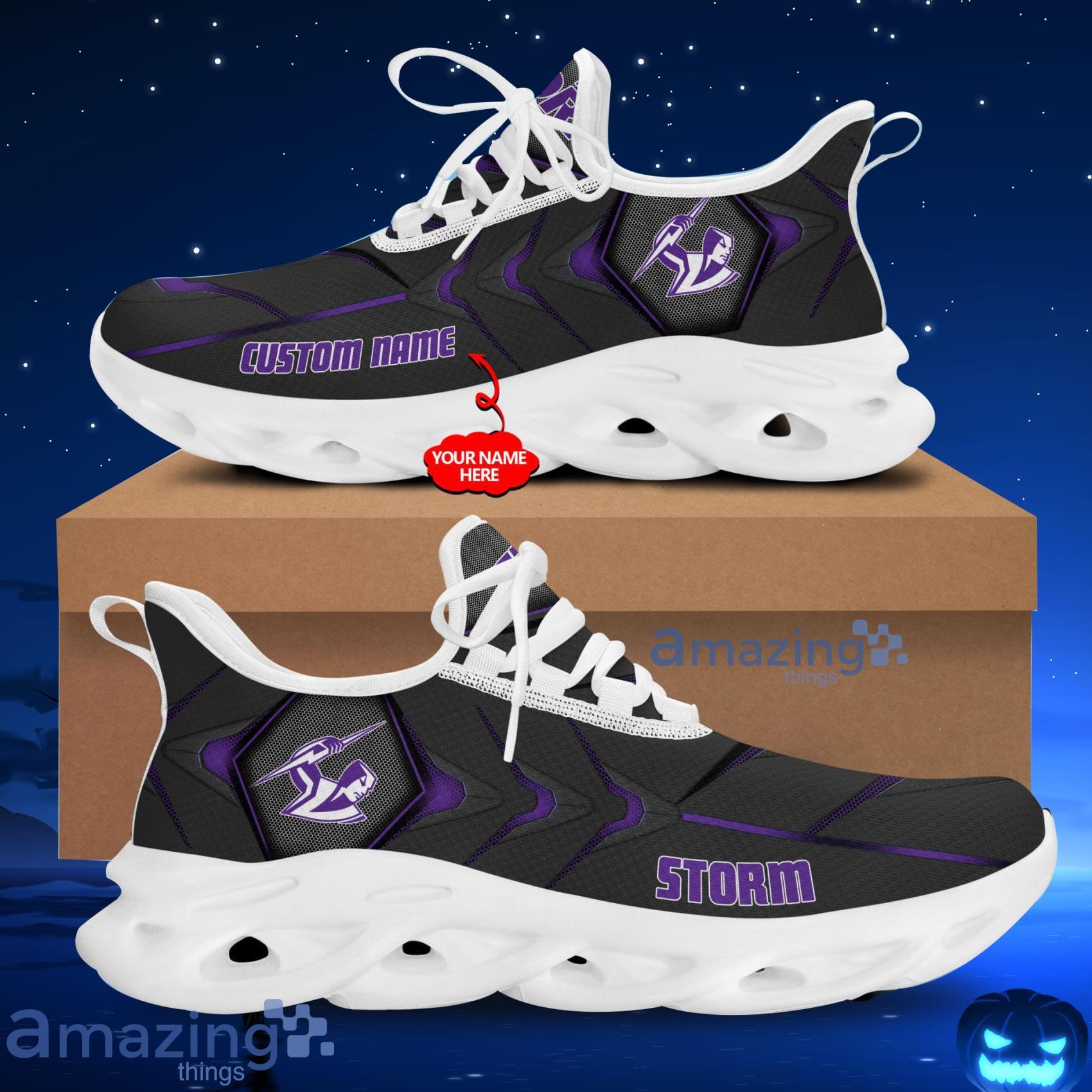 Melbourne Storm NRL Clunky Shoes Max Soul Sneakers For Men And Women Product Photo 1