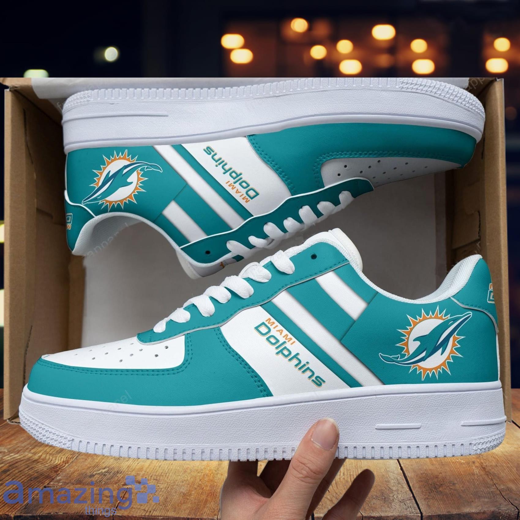 Miami Dolphins Form Air Jordan 13 Football Sneakers Sport Shoes Plus Size