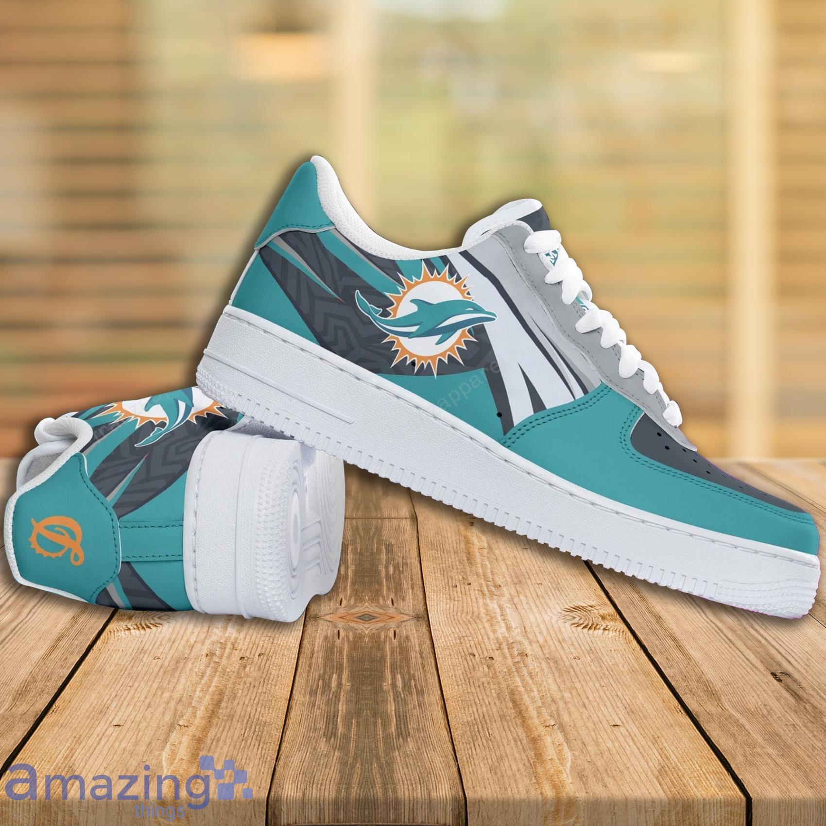 Miami Dolphins Sneakers Football AOP Air Force Low Top Shoes Gift For Fans  Style