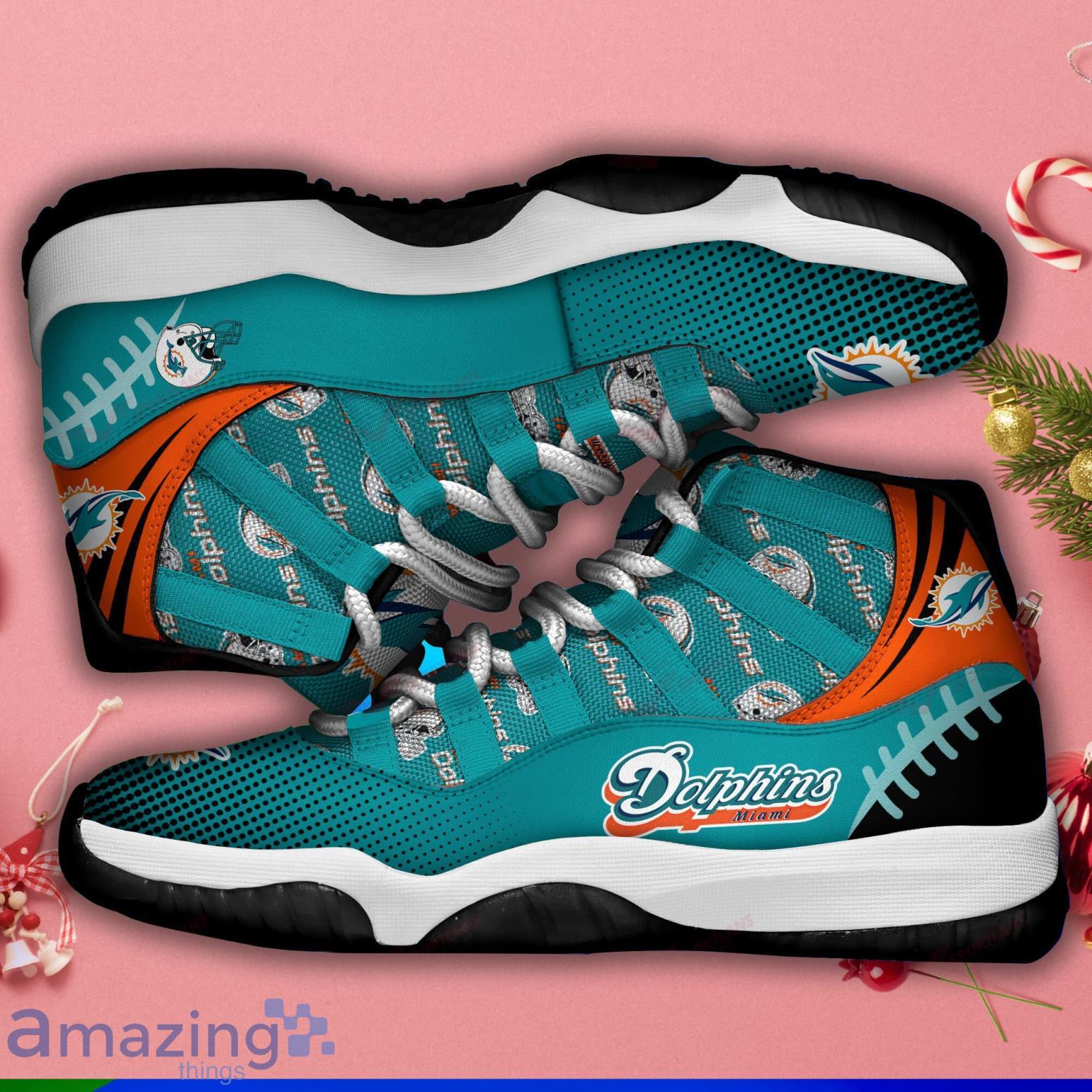 Miami Dolphins NFL Symbol Max Soul Sneakers Running Shoes - Banantees