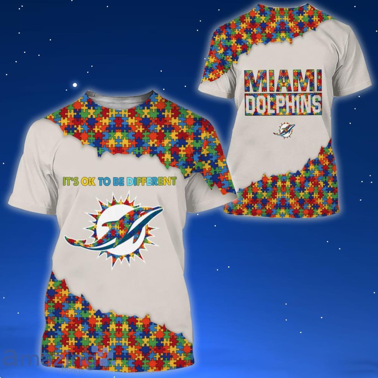 20% OFF NFL T shirt 3D Custom Miami Dolphins T shirts Cheap For