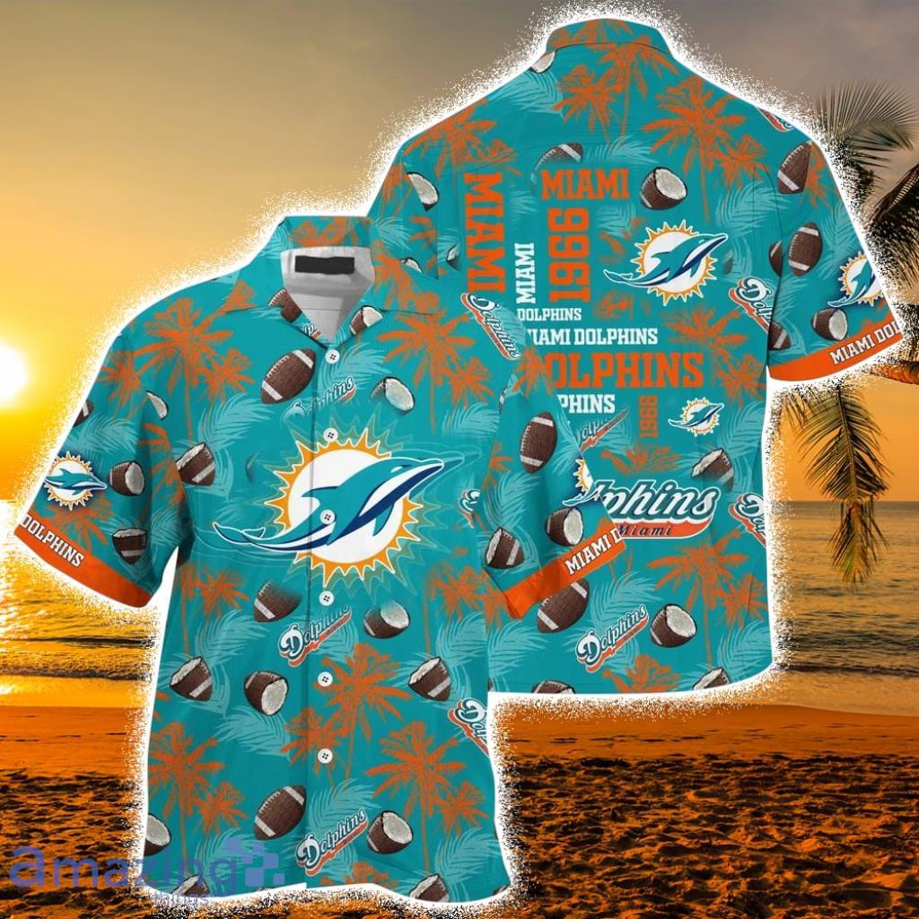 Miami Dolphins NFL Beach New Gift For Summer Hawaiian Shirt Product Photo 1