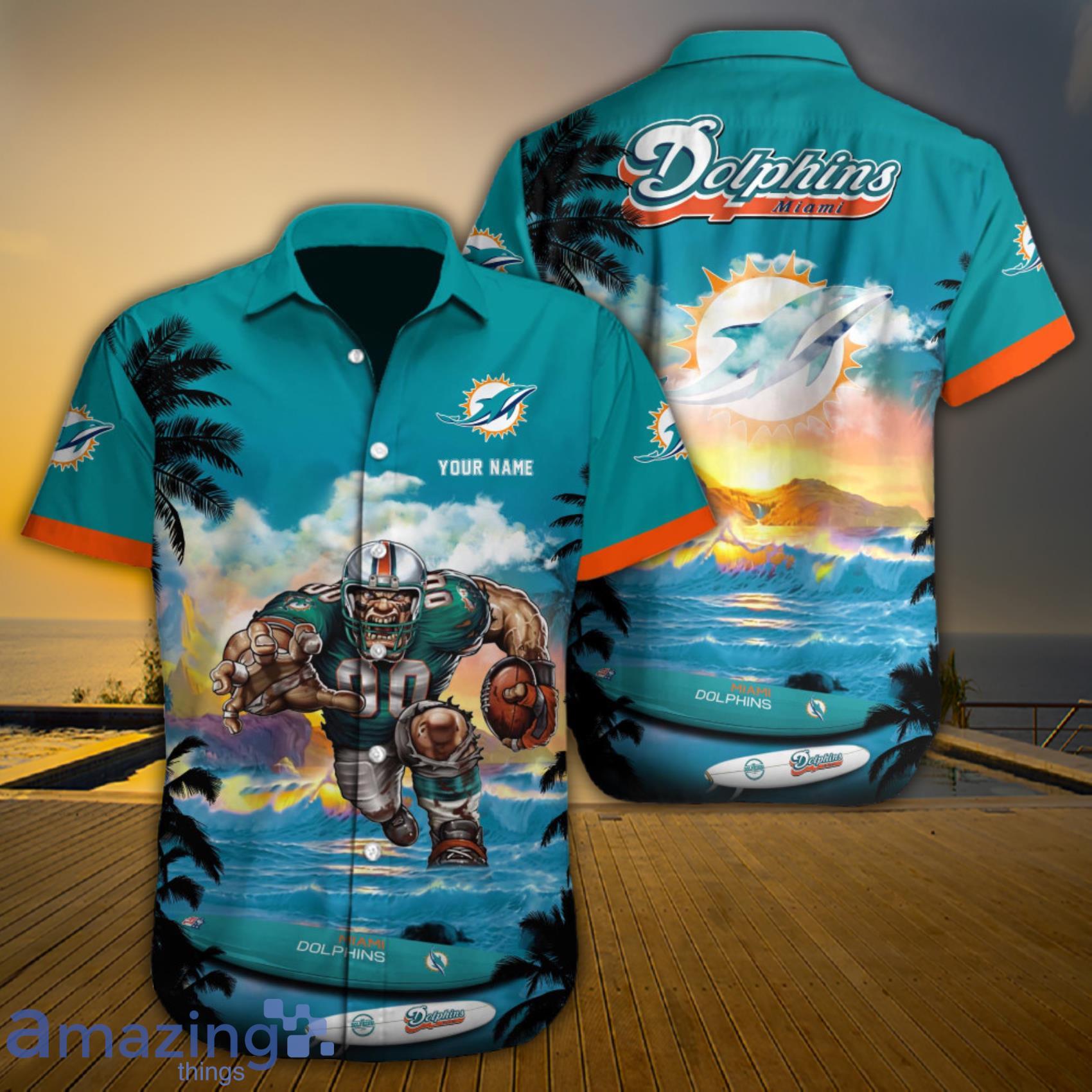 Miami Dolphins Custom Clothing, Miami Dolphins Personalized Shirts