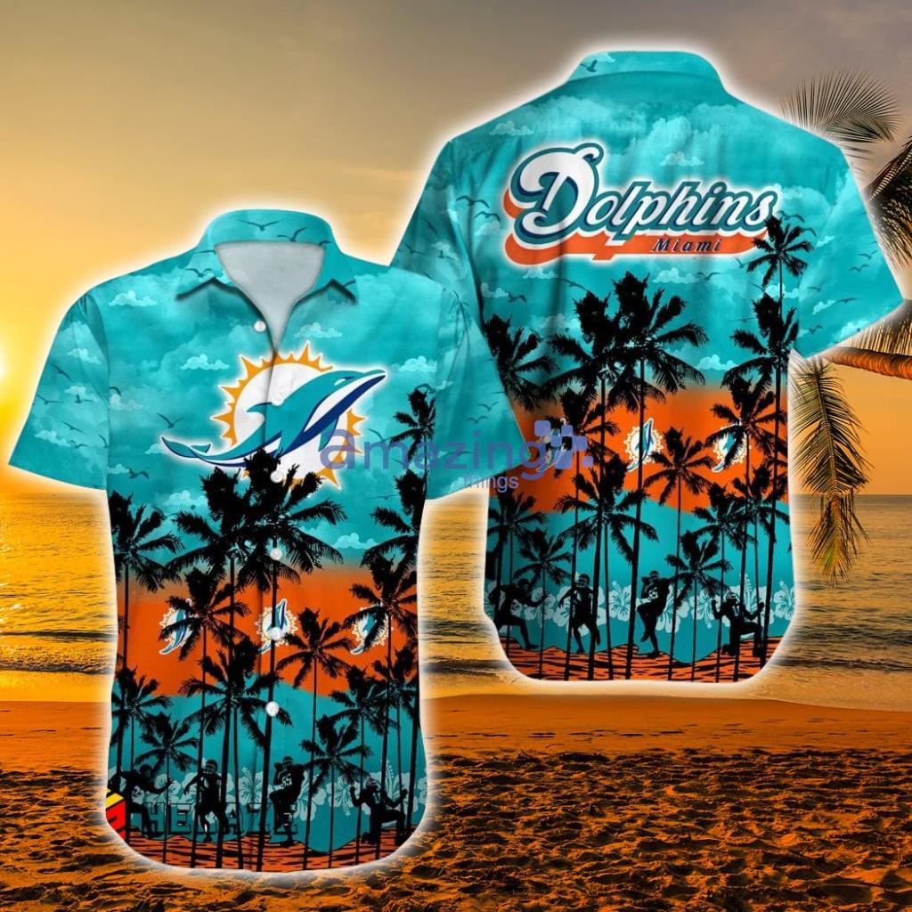 Nfl Miami Dolphins Shirt Hawaii Summer Hawaiian Shirt And Short