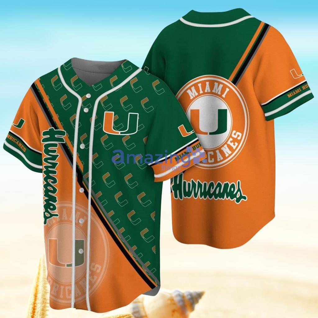 Miami Hurricanes MLB Baseball Jersey Shirt For Fans Product Photo 1