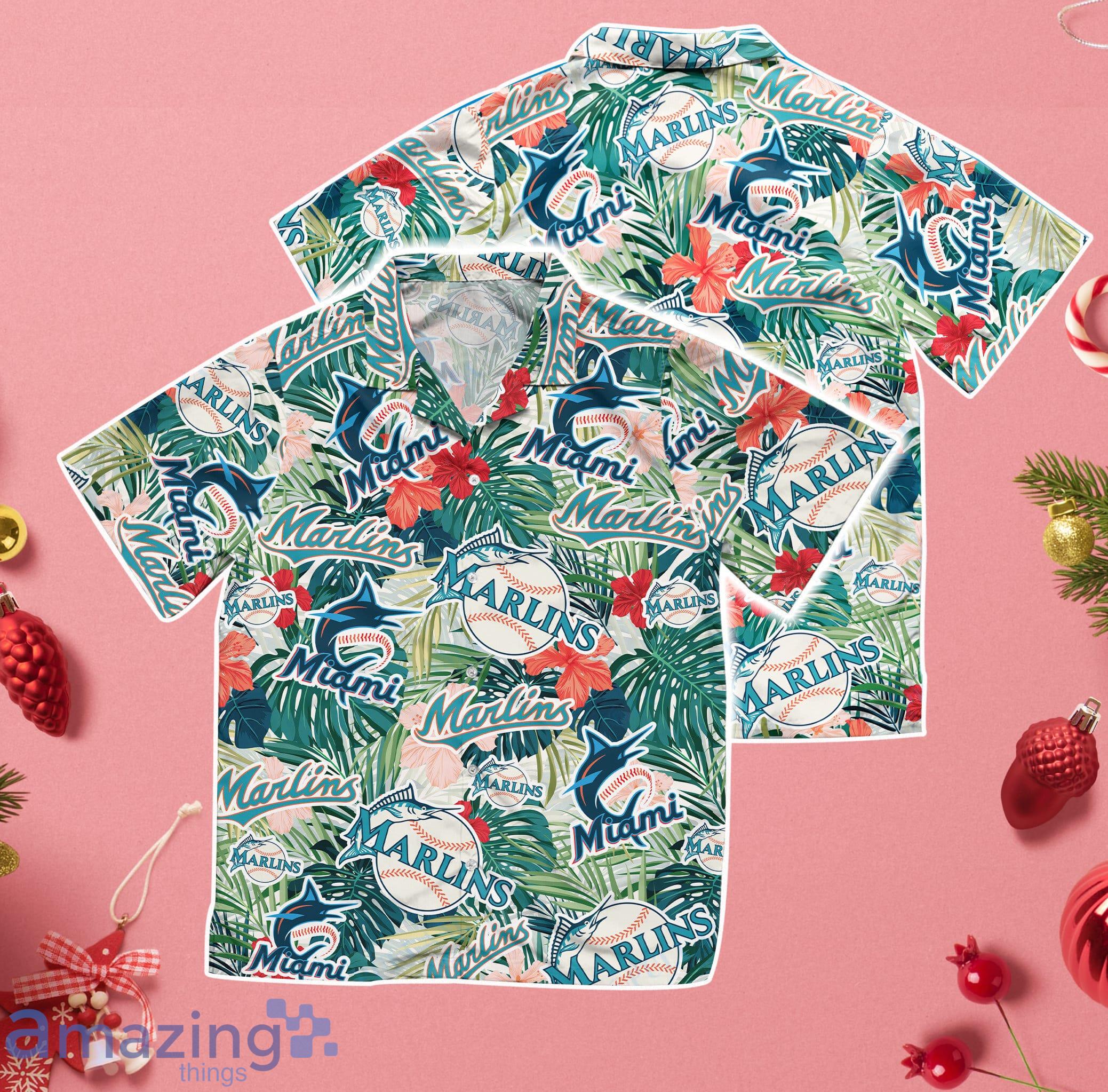 Miami Marlins Aloha Men And Women Hawaiian Shirt Gift For Summer