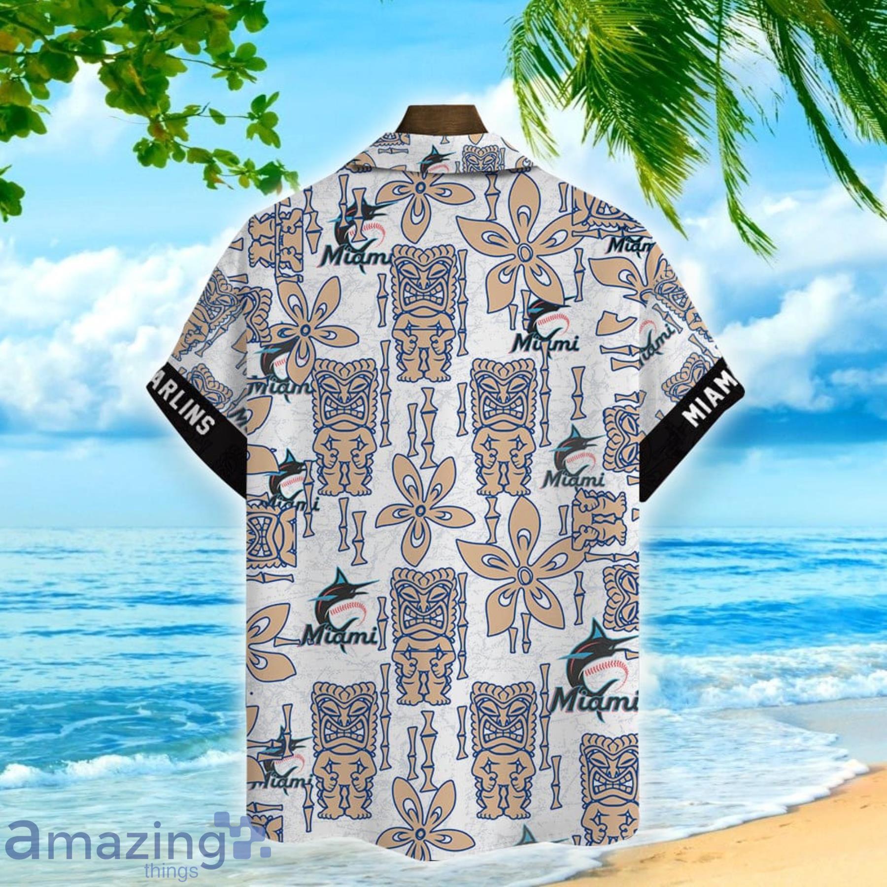 Miami Marlins MLB Tropical Leaves Art Pattern Hawaiian Shirt Gift For  Summer Holidays - Freedomdesign