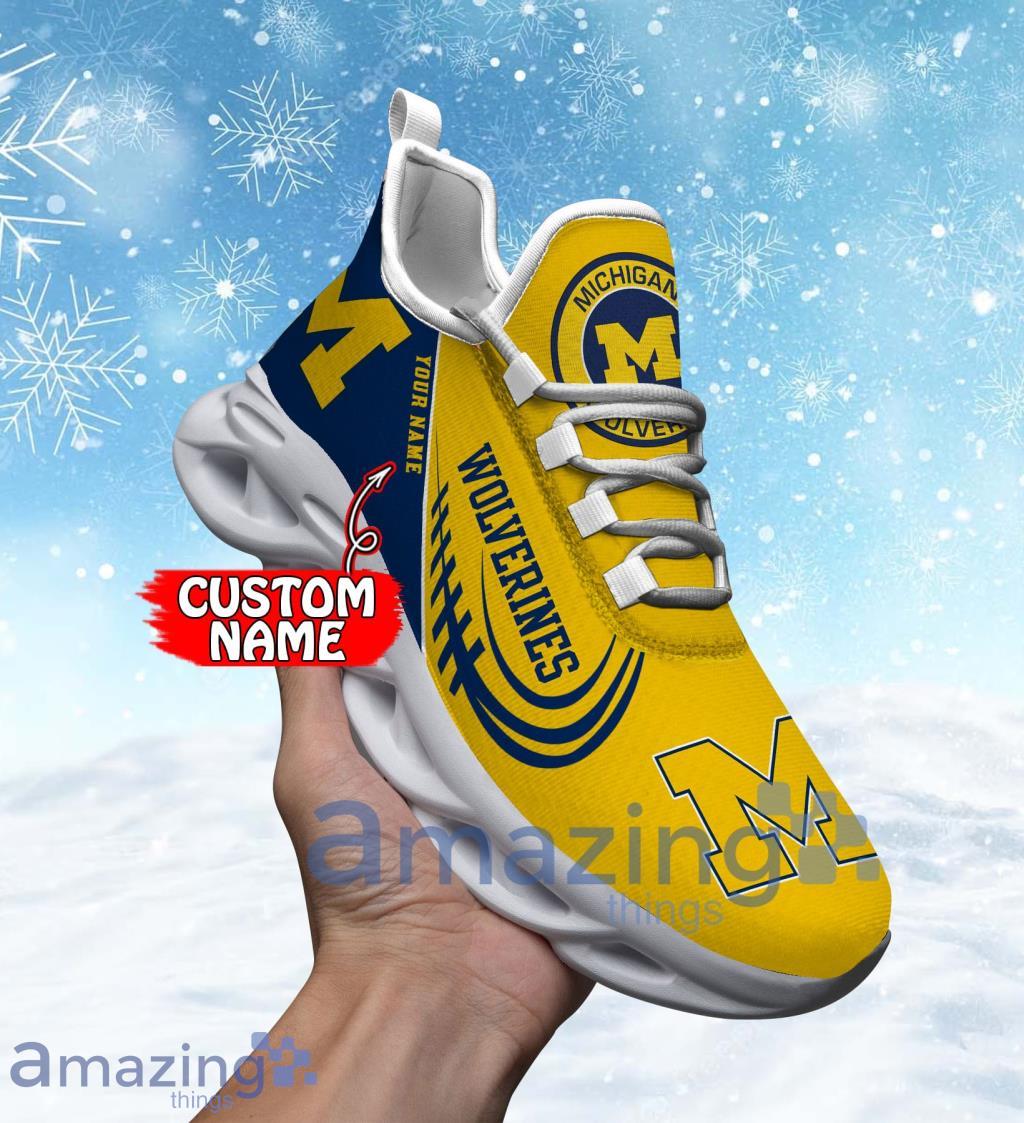 Michigan Wolverines Personalized Max Soul Shoes For Men And Women Product Photo 1 Michigan Wolverines Personalized Max Soul Shoes For Men And Women Product Photo 1