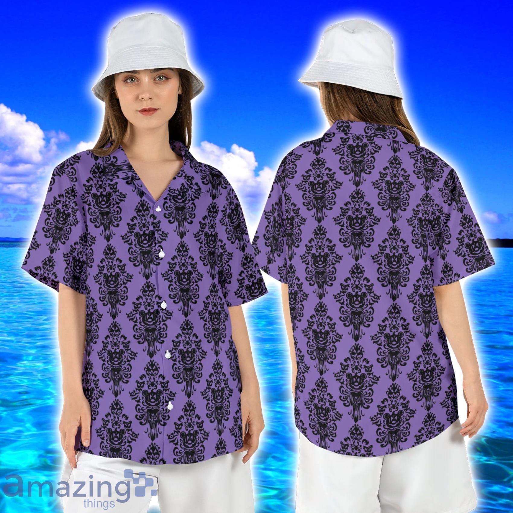 Mickey Haunted Mansion Foolish Mortal Hawaiian Shirt Product Photo 1