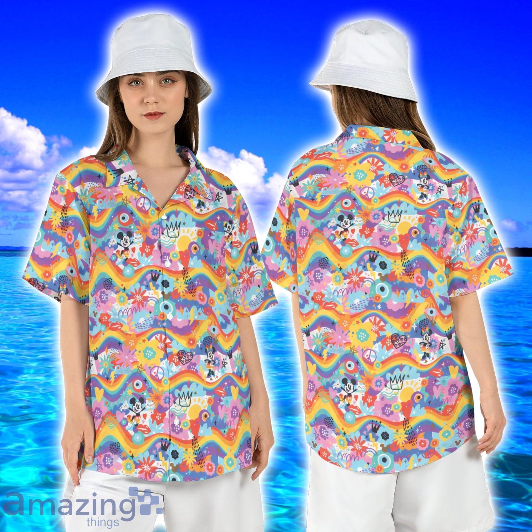 Mickey Minnie LGBTQ Pride Rainbow Pride Gay Lesbian Hawaiian Shirt Product Photo 1 Mickey Minnie LGBTQ Pride Rainbow Pride Gay Lesbian Hawaiian Shirt Product Photo 1