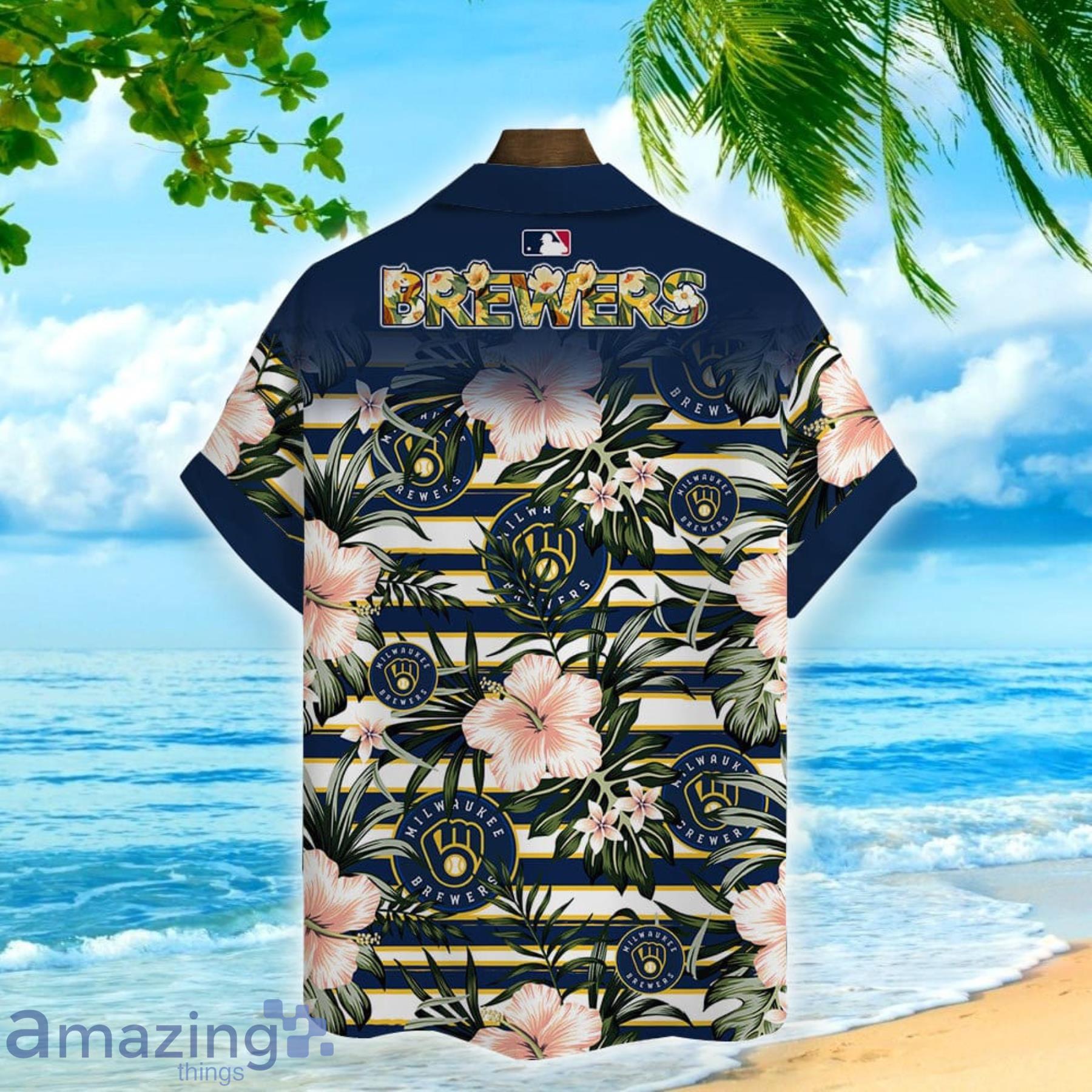 Aloha Flower Milwaukee Brewers Major League Baseball Hawaiian