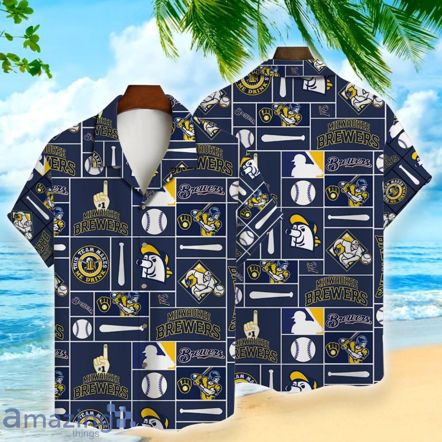 Milwaukee Brewers Aloha Hawaiian Shirt - Hot Sale 2023