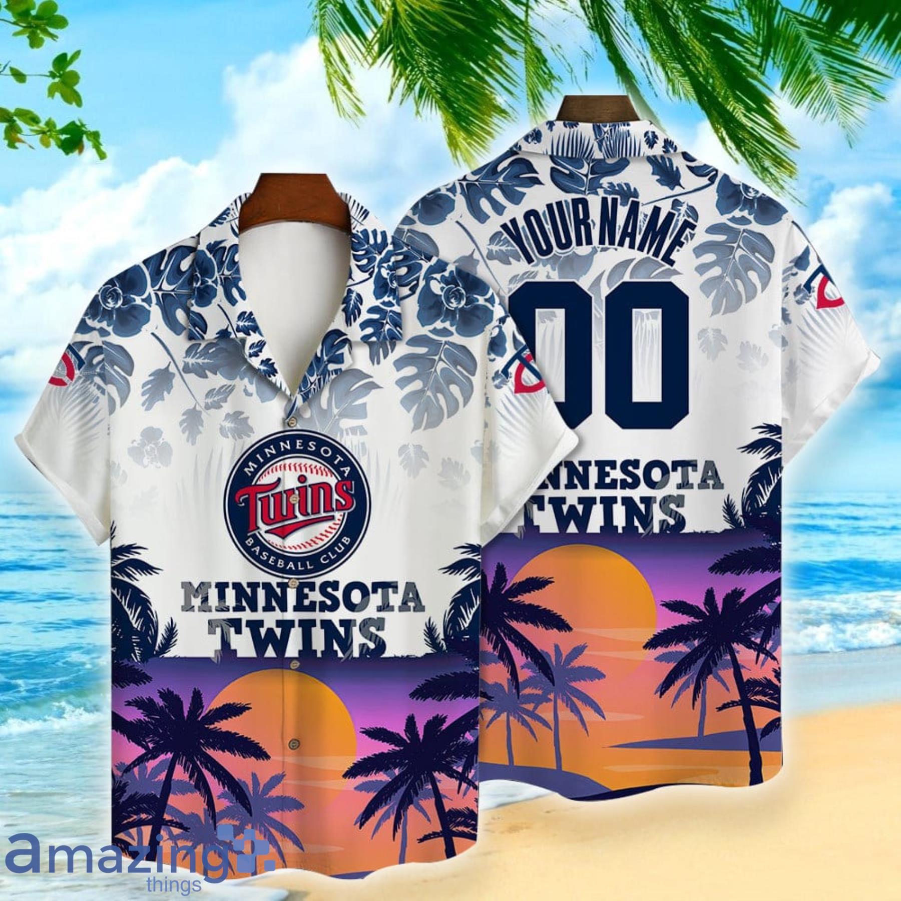 Minnesota Twins MLB Hawaiian Shirt Coconut AOP Custom Name New For