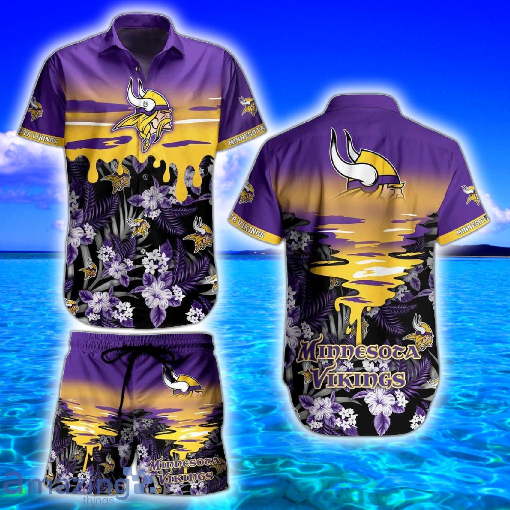 Vikings Print Unisex Hawaiian Shirt, NFL Football Fans Button Down Shirt -  Bring Your Ideas, Thoughts And Imaginations Into Reality Today