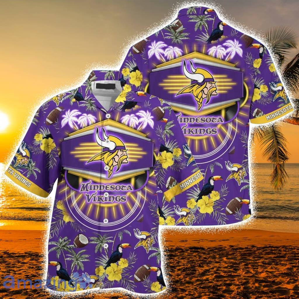 Minnesota Vikings NFL Hawaiian Shirt This Summer For Your Loved Ones Product Photo 1