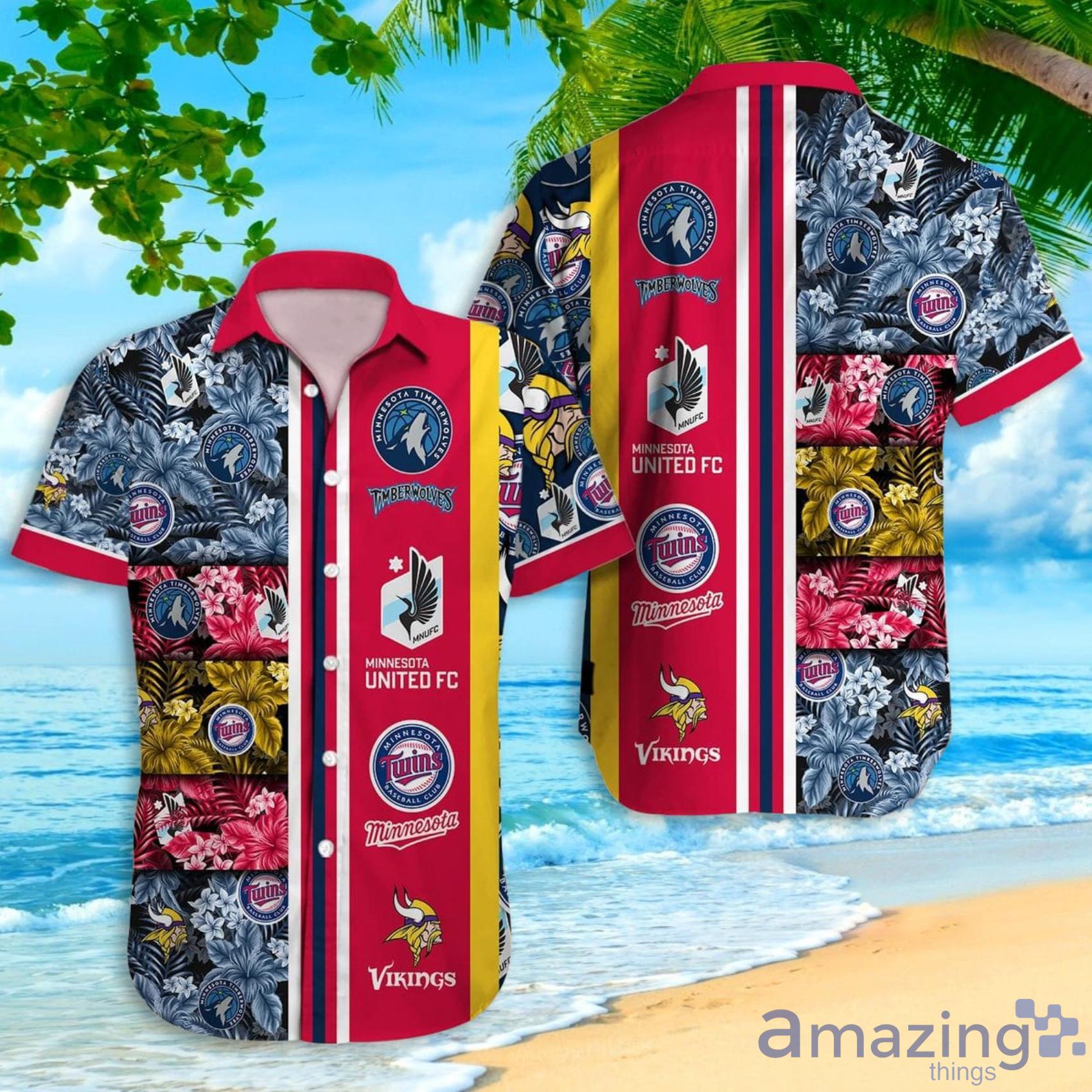 Minnesota Wild Tropical Hawaiian Shirt Summer Gift For Men And Women Product Photo 1