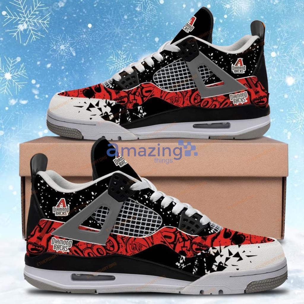Mlb Arizona Diamondbacks Air Jordan 4 Sneakers Shoes For Men And Women Product Photo 1