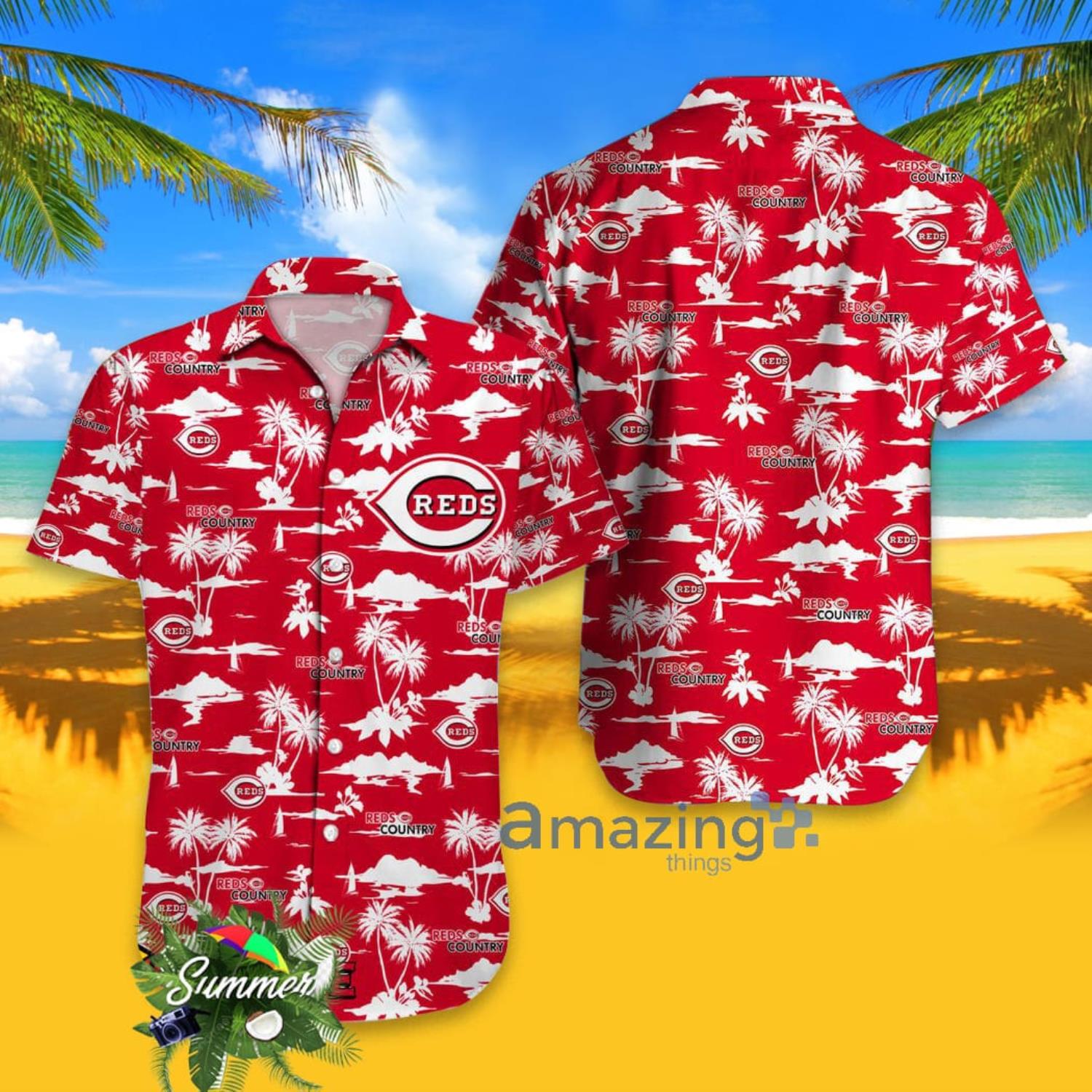 Cincinnati Hawaiian Shirt Baseball Unisex Style, Cincinnati Reds Hawaiian  Shirt