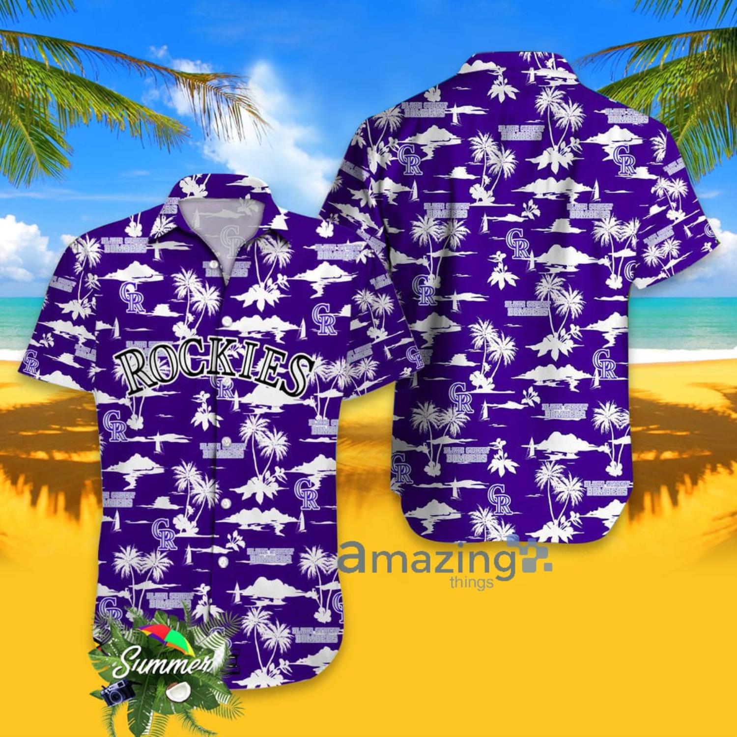 Colorado Rockies Major League Baseball MLB 2023 AOP Hawaiian Shirt