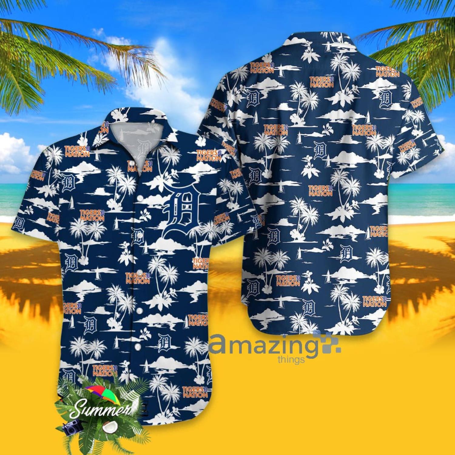 Detroit Tigers Mlb Hawaiian Shirt - Hot Sale 2023
