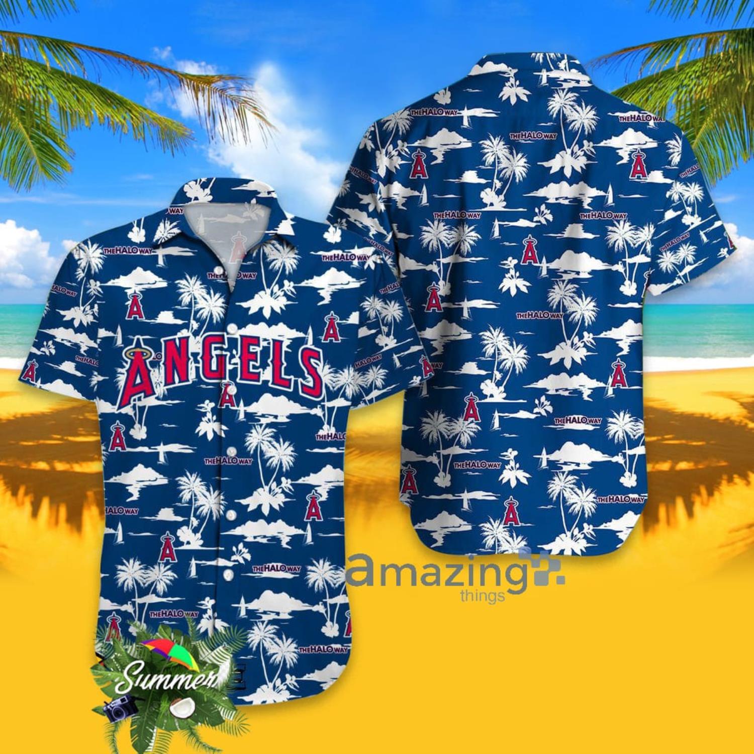 Los Angeles Angels - Major League Baseball 2023 AOP Hawaiian Shirt V10 -  Chilasport.com in 2023