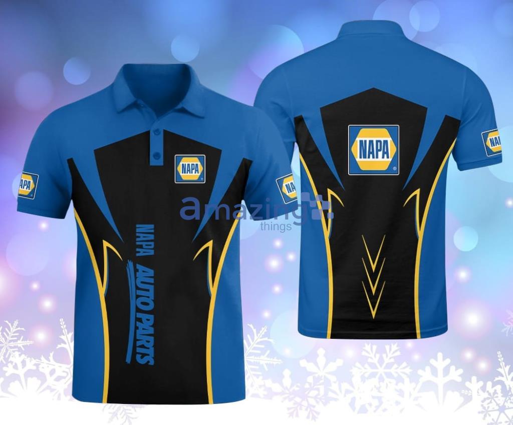 Napa Auto Parts Blue And Black Polo Shirt Gift For Fans Product Photo 1