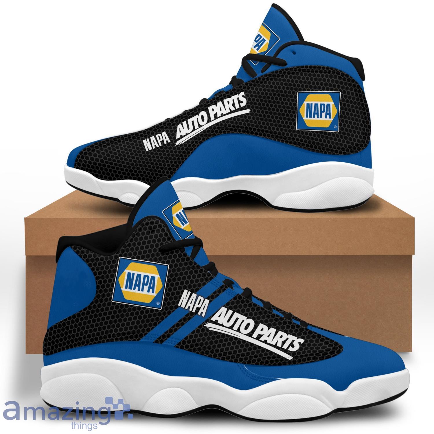 Napa Auto Parts Striped Air Jordan 13 Shoes For Men And Women Product Photo 1