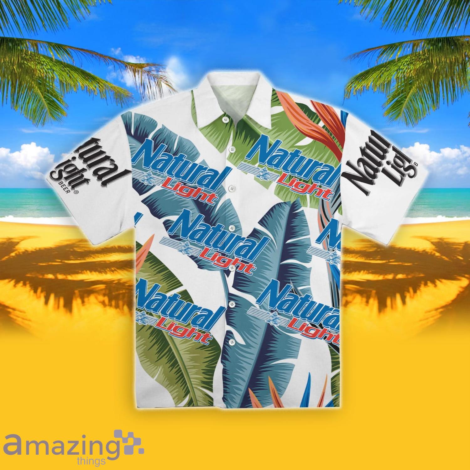 Natural Light Beer summer Hawaiian shirt For Men And Women Product Photo 1