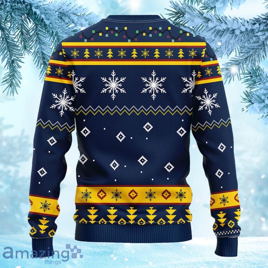 NCAA Michigan Wolverines Funny Grinch Christmas Ugly Sweater 3D Gift For Fan image NCAA Michigan Wolverines Funny Grinch Christmas Ugly Sweater 3D Gift For Fan Product Photo 2