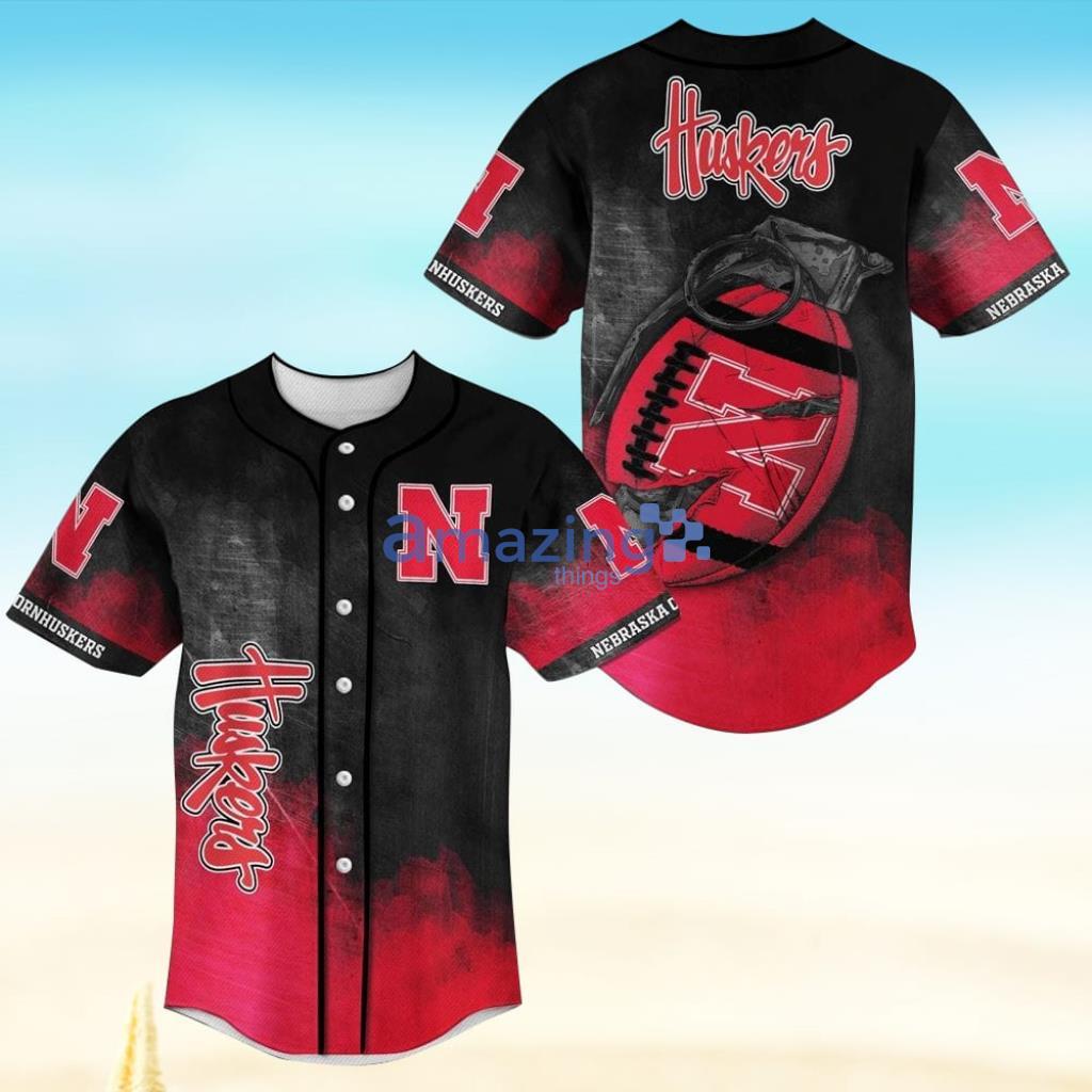 Nebraska Cornhuskers Grenade Classic NFL Baseball Jersey Shirt Product Photo 1
