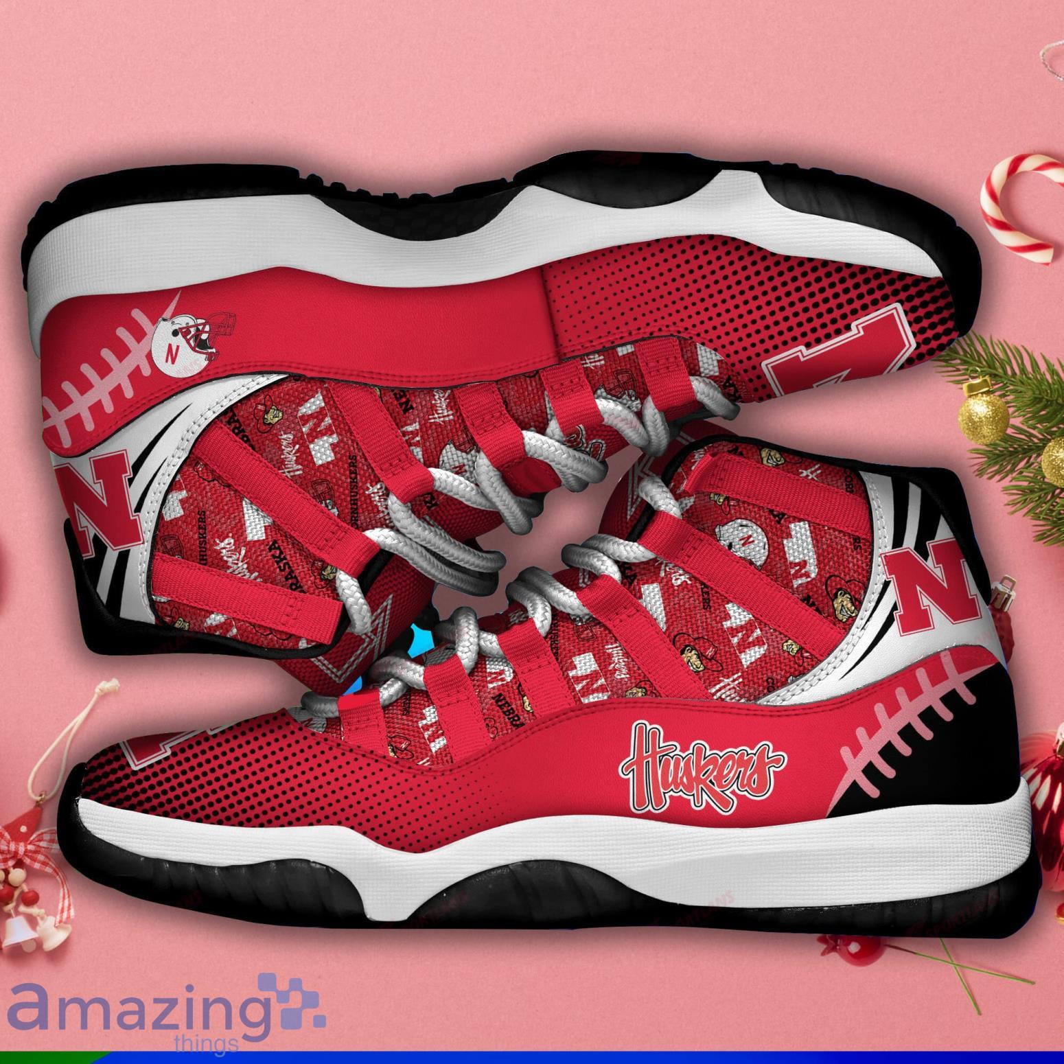 Nebraska Cornhuskers NCAA Air Jordan 11 Shoes Sport Running Shoes For Men And Women Product Photo 1