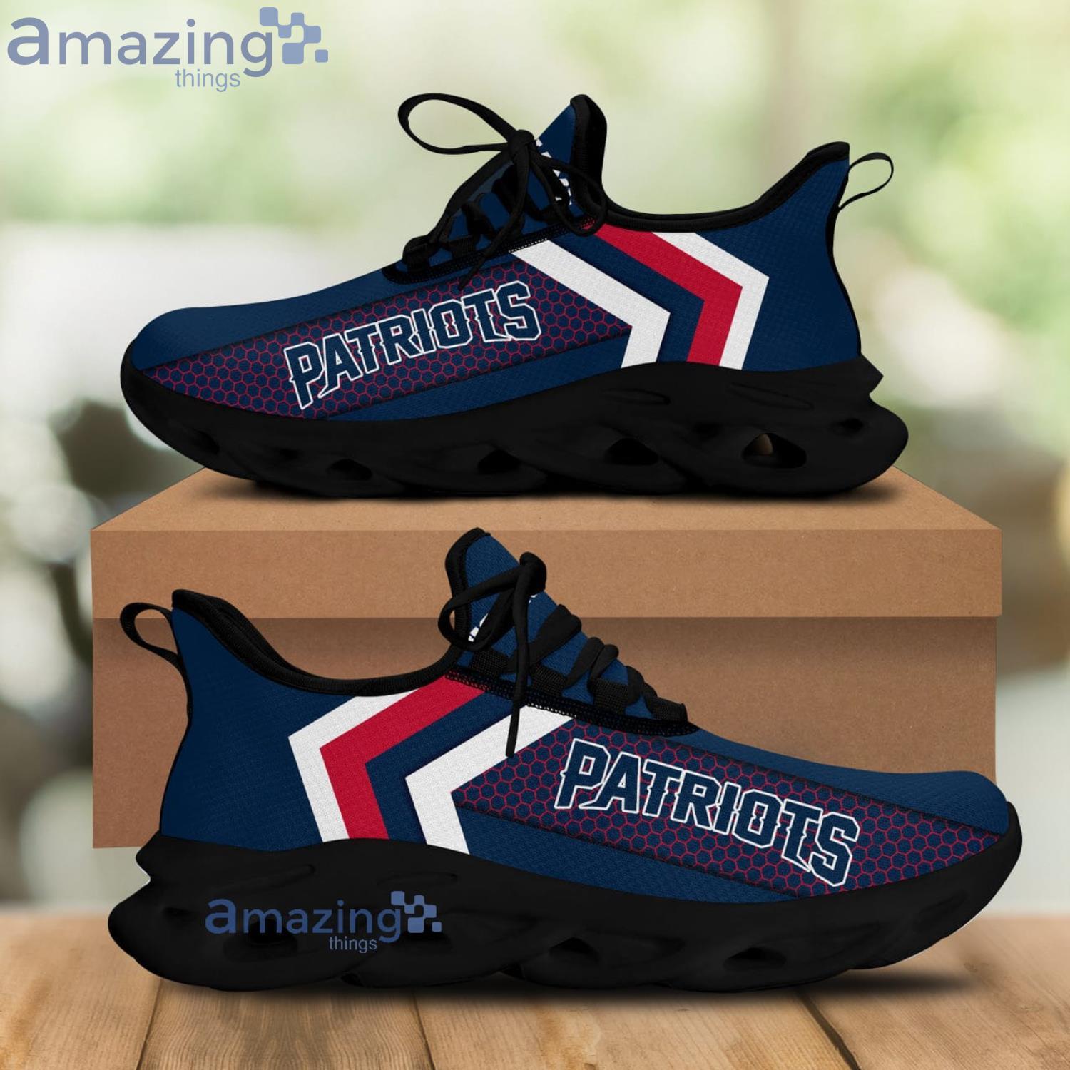 New England Patriots Ultra Cool Max Soul Shoes For Men And Women