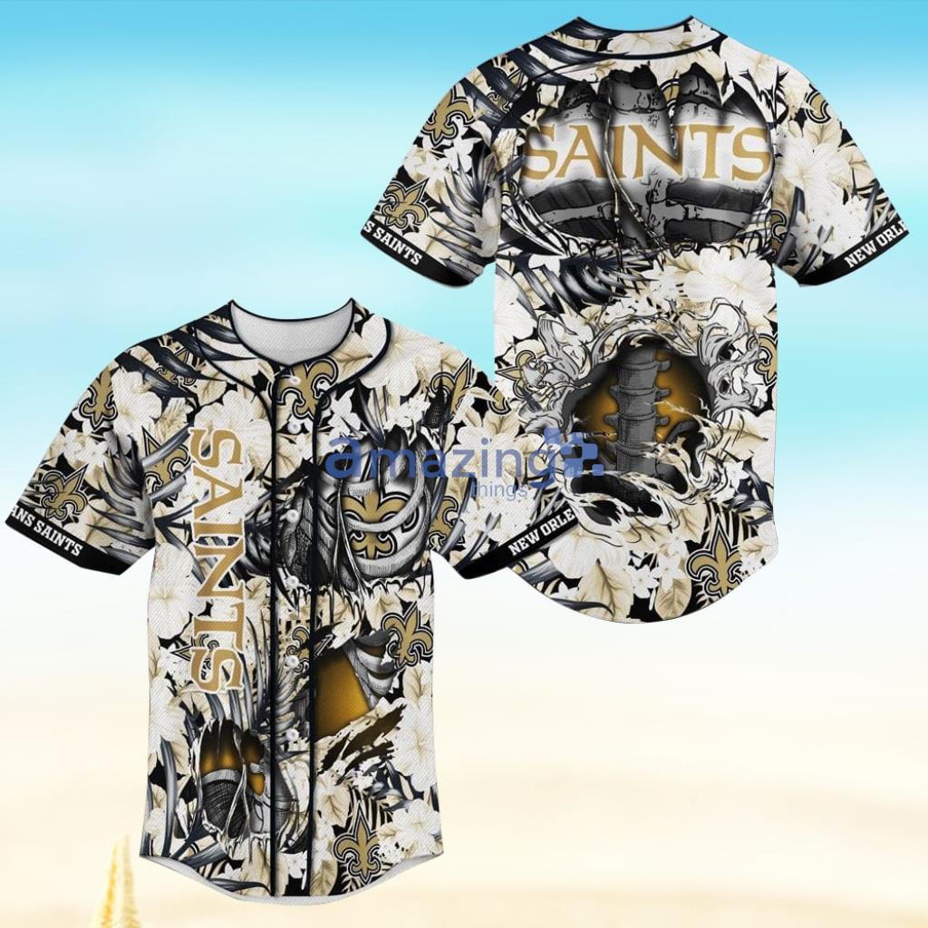 New Orleans Saints NFL Baseball Jersey Shirt Product Photo 1