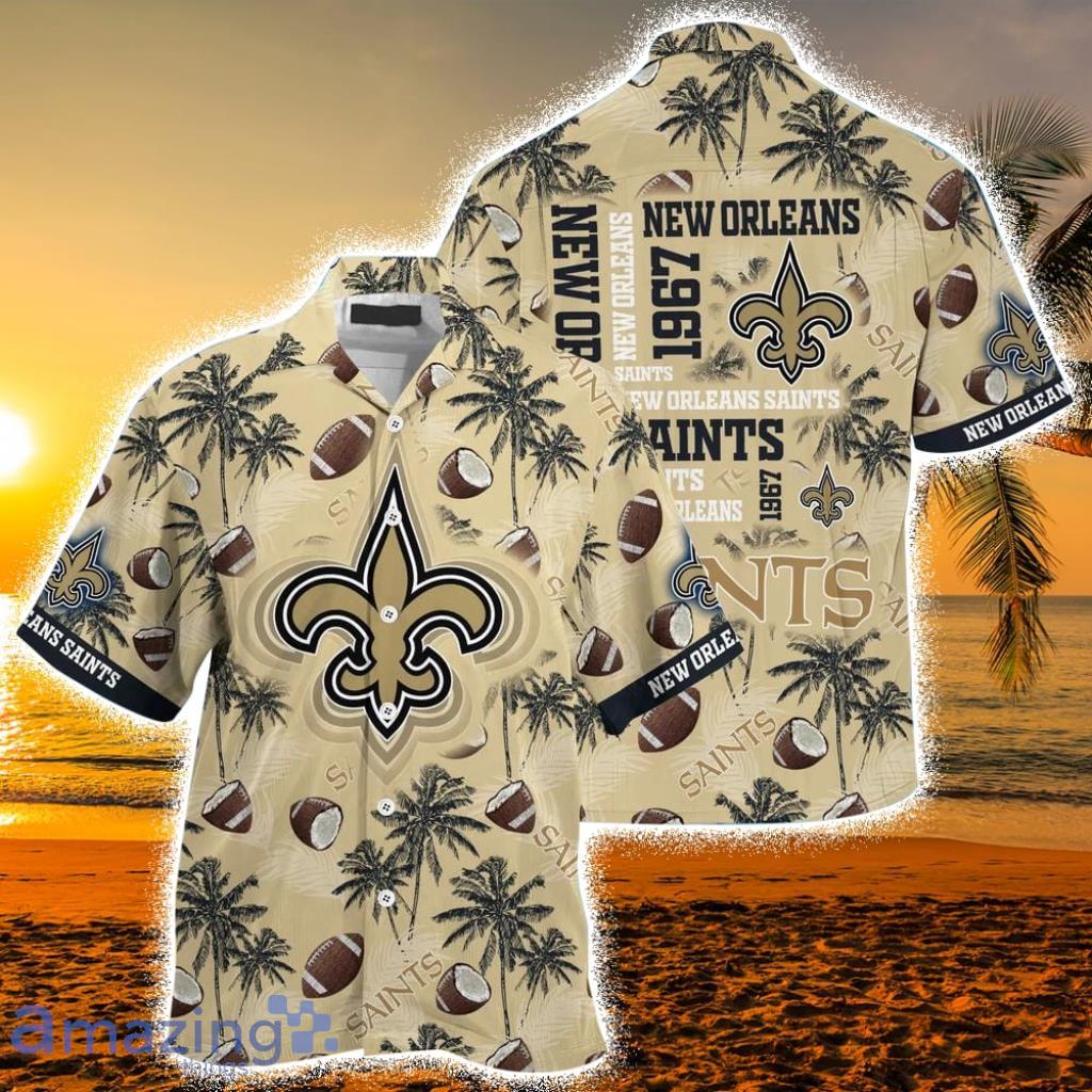 New Orleans Saints Nfl Hawaiian Shirt, New Orleans Saints Short Sleeve Shirt,  New Orleans Saints Summer Beach Shirt Nfl Fan Gift Thw142 in 2023