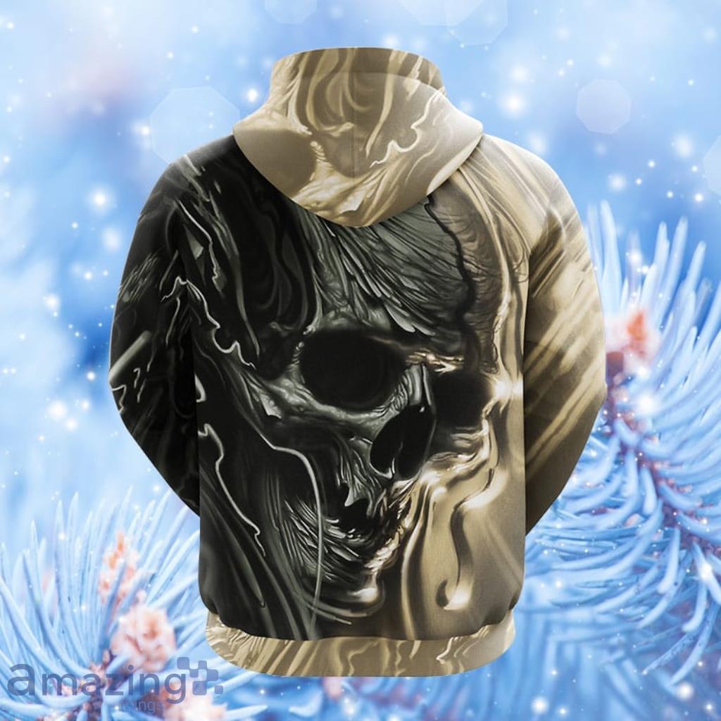 Saints skull hot sale hoodie