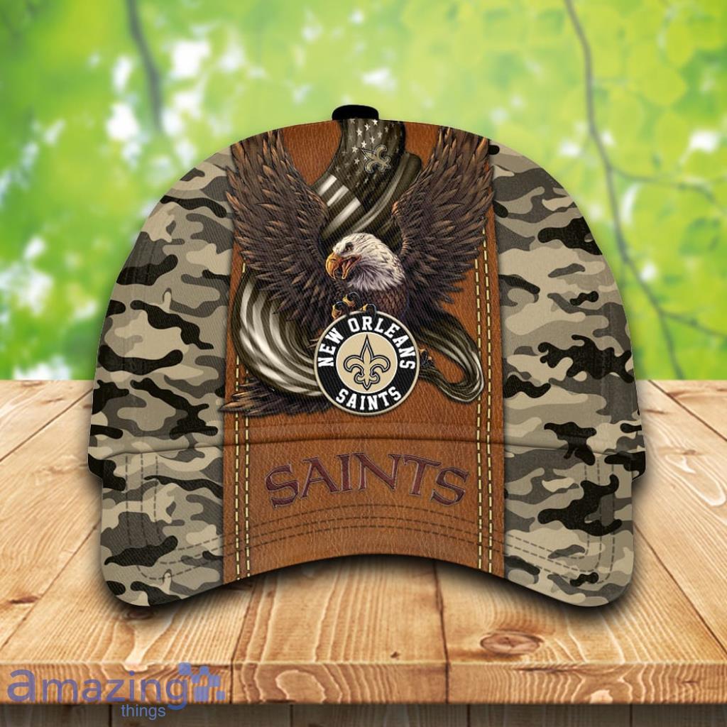 New Orleans Saints 3D Cat Hat Custom Name NFL Model Gift For Men And Women  - Banantees