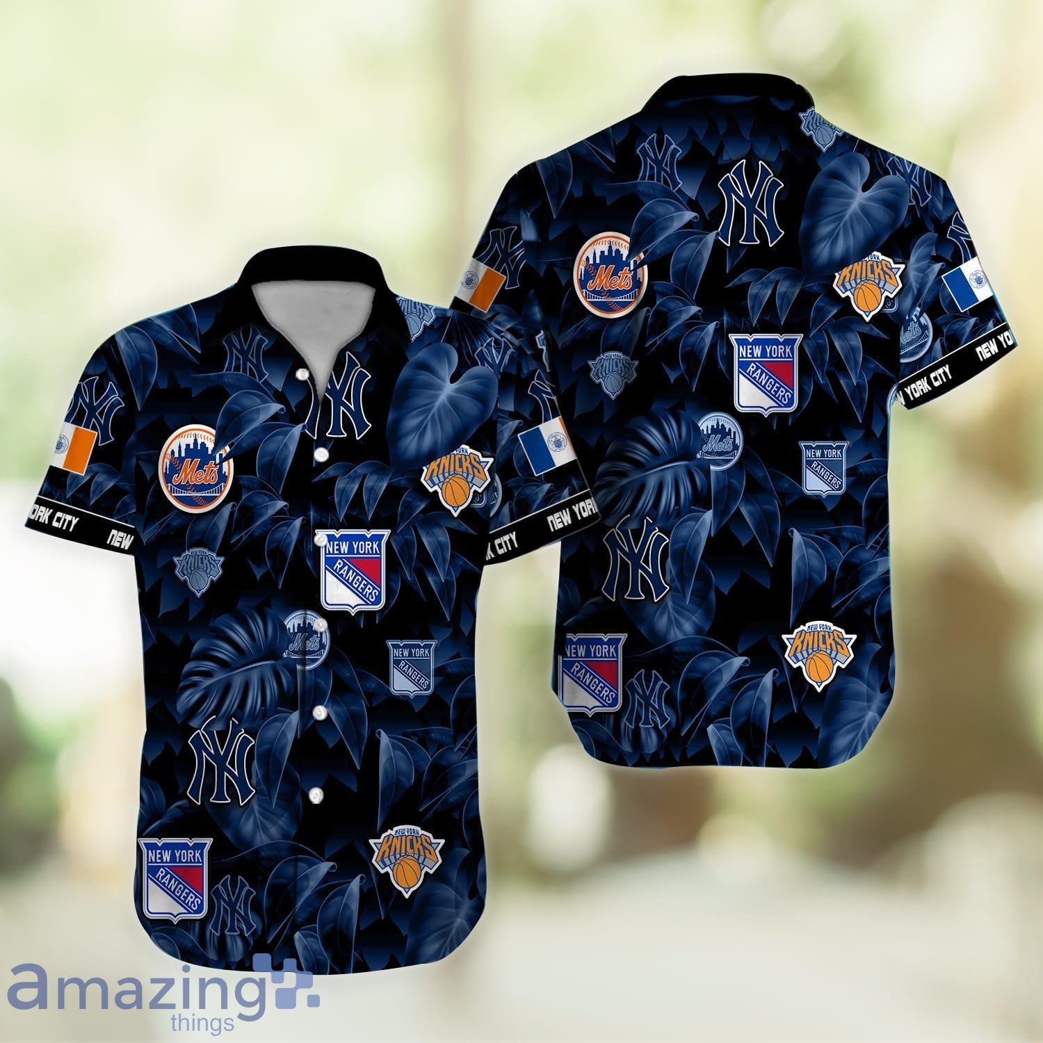 New York City 3D Leaf Print Hawaiian Shirt For Men And Women Product Photo 1