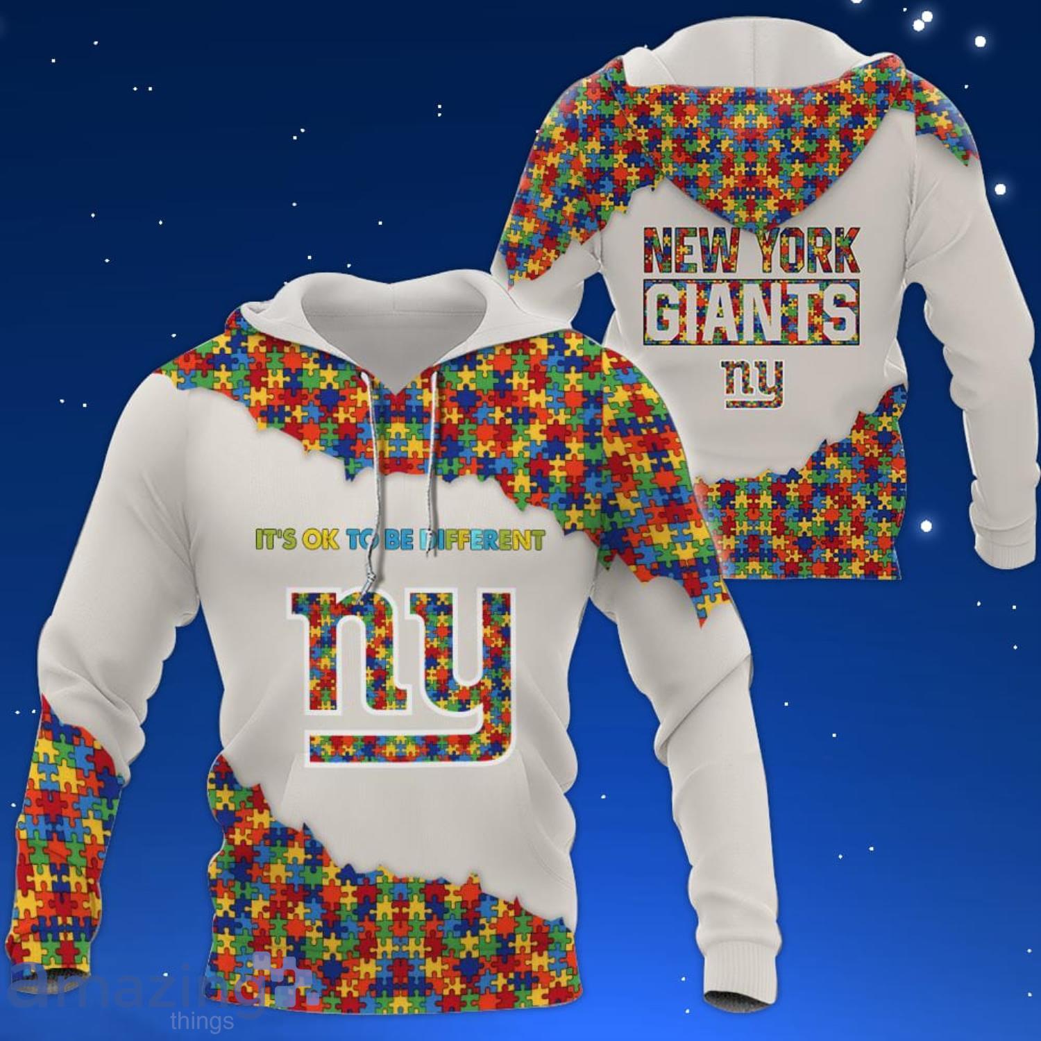 NFL NY Giants 3D Graphic T-Shirt