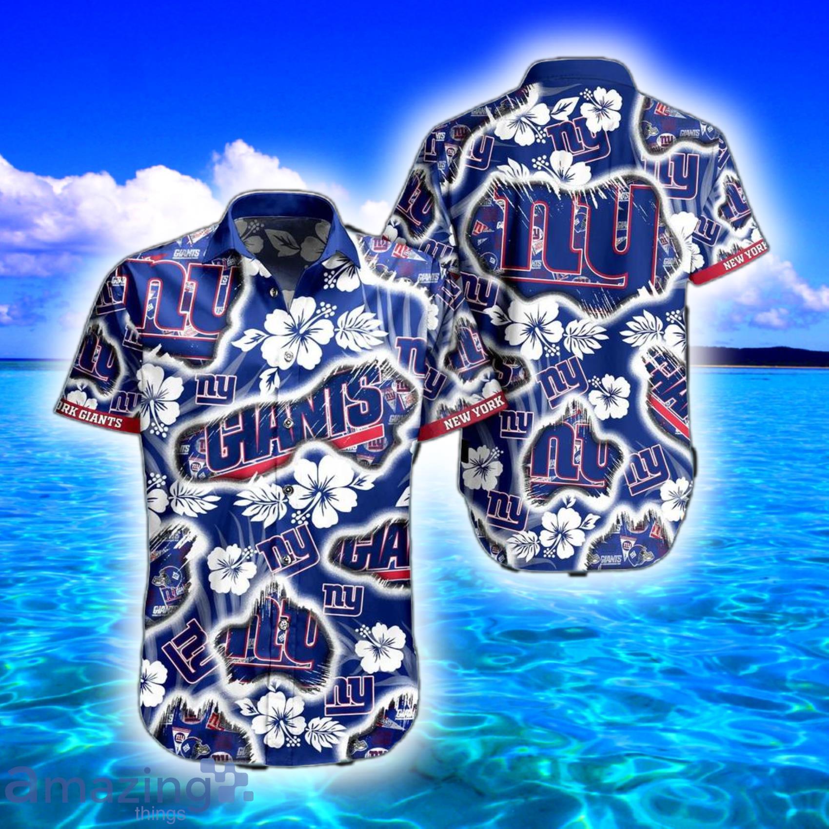 New York Giants Nfl Habicus And Island Special Design Hawaiian Shirt And  Beach Short