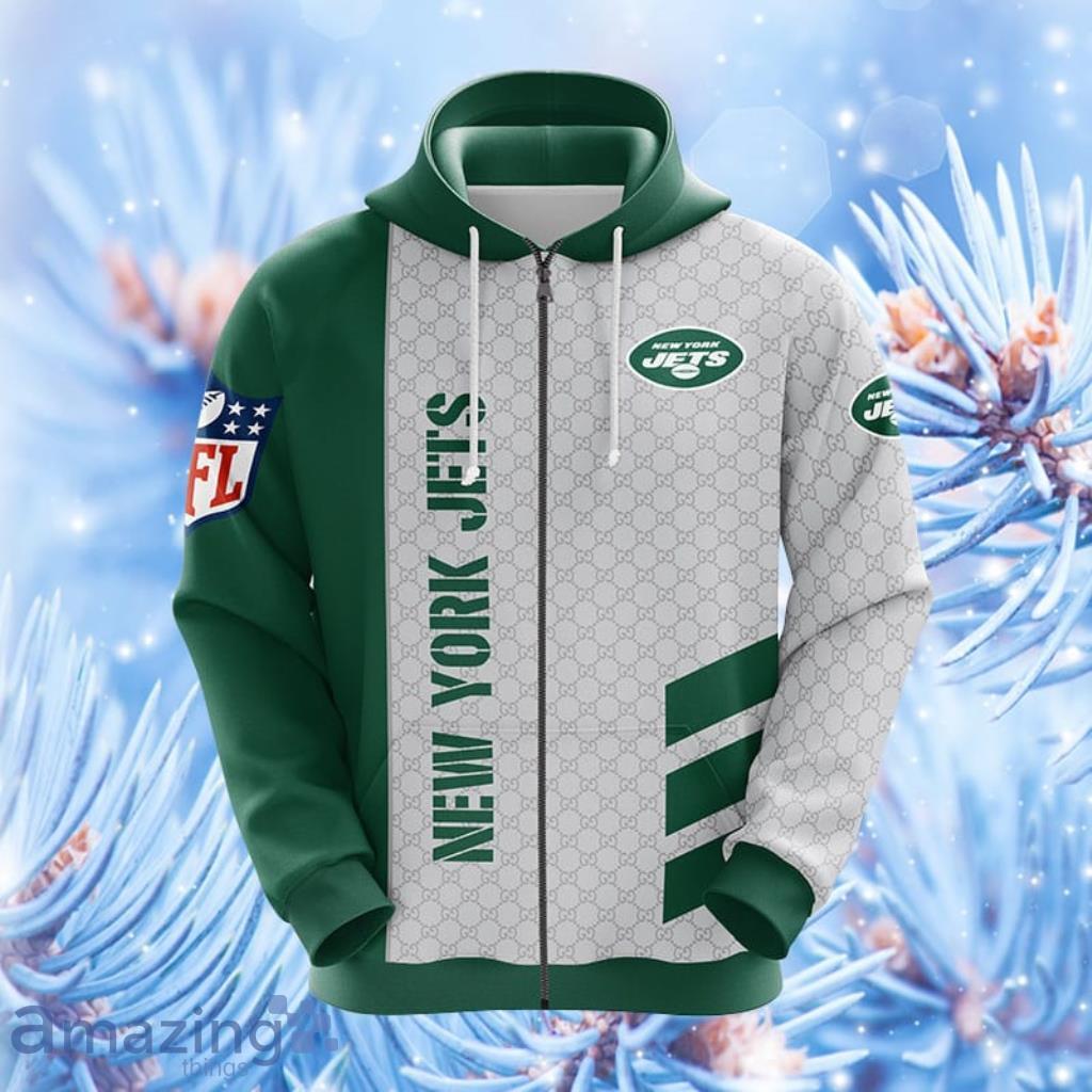 NFL New York Jets Logo For Men Women Fans 3D Hoodie All Over