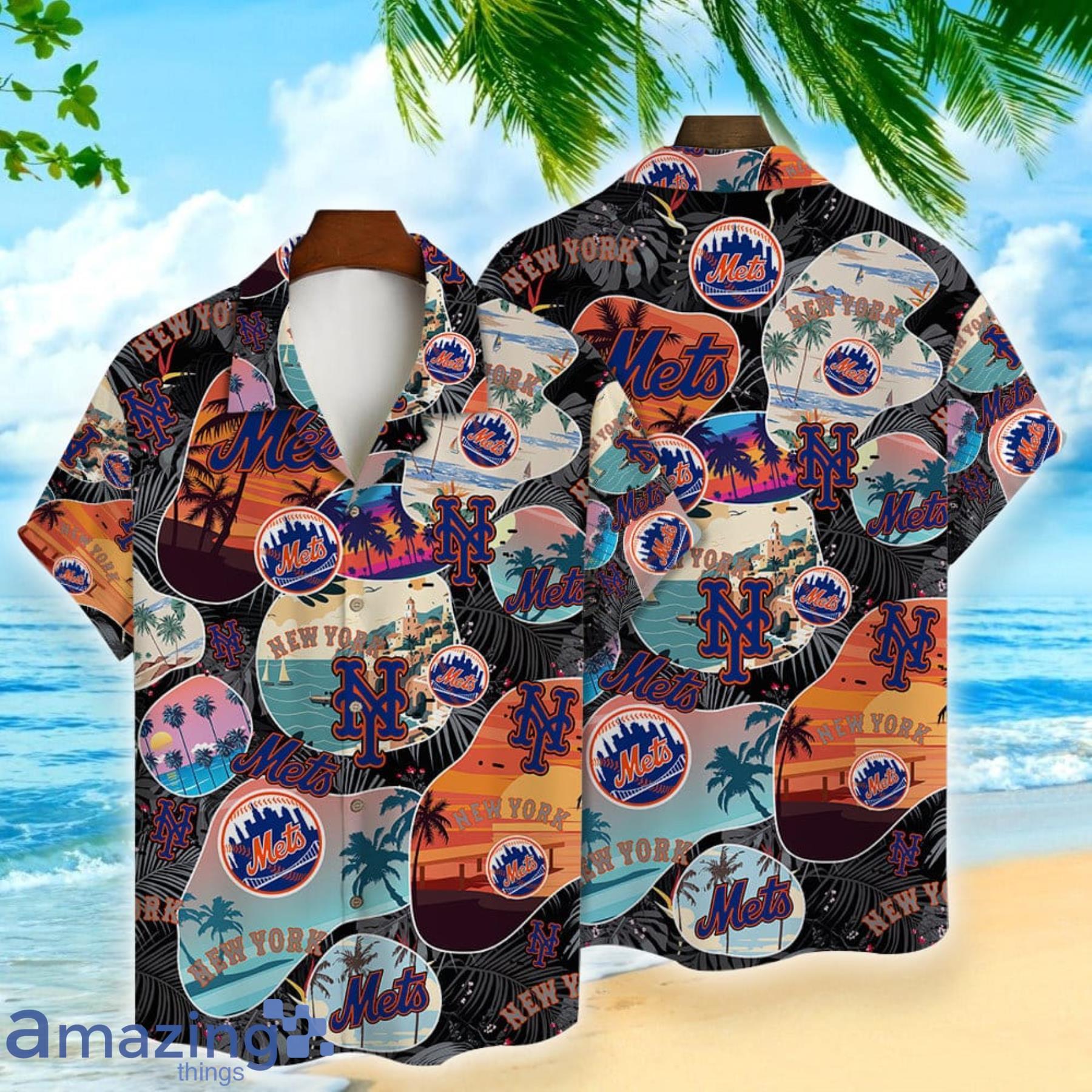 New York Mets Baseball Hawaiian Shirt Aloha Beach Summer