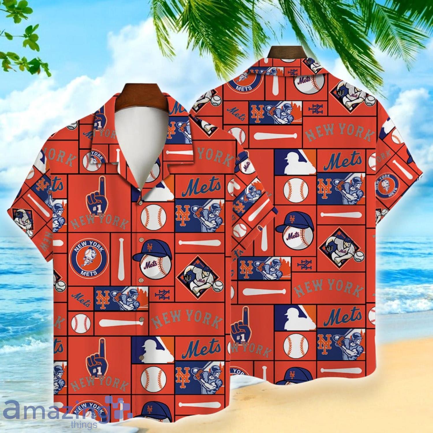 Mets Hawaiian Shirt New York Mets Mlb 2023 Aloha Shirt - Upfamilie