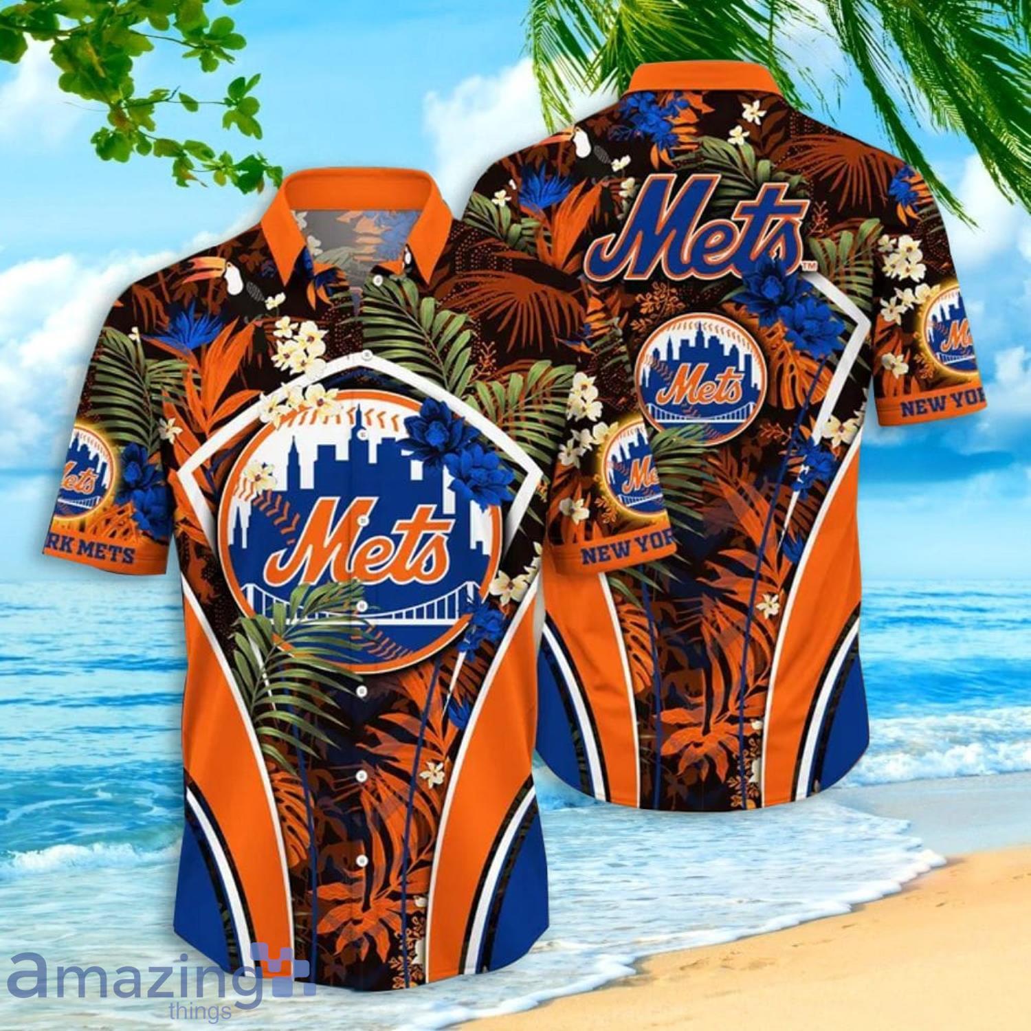 New York Mets MLB Flower Hawaiian Shirt For Men Women Style Gift For Fans