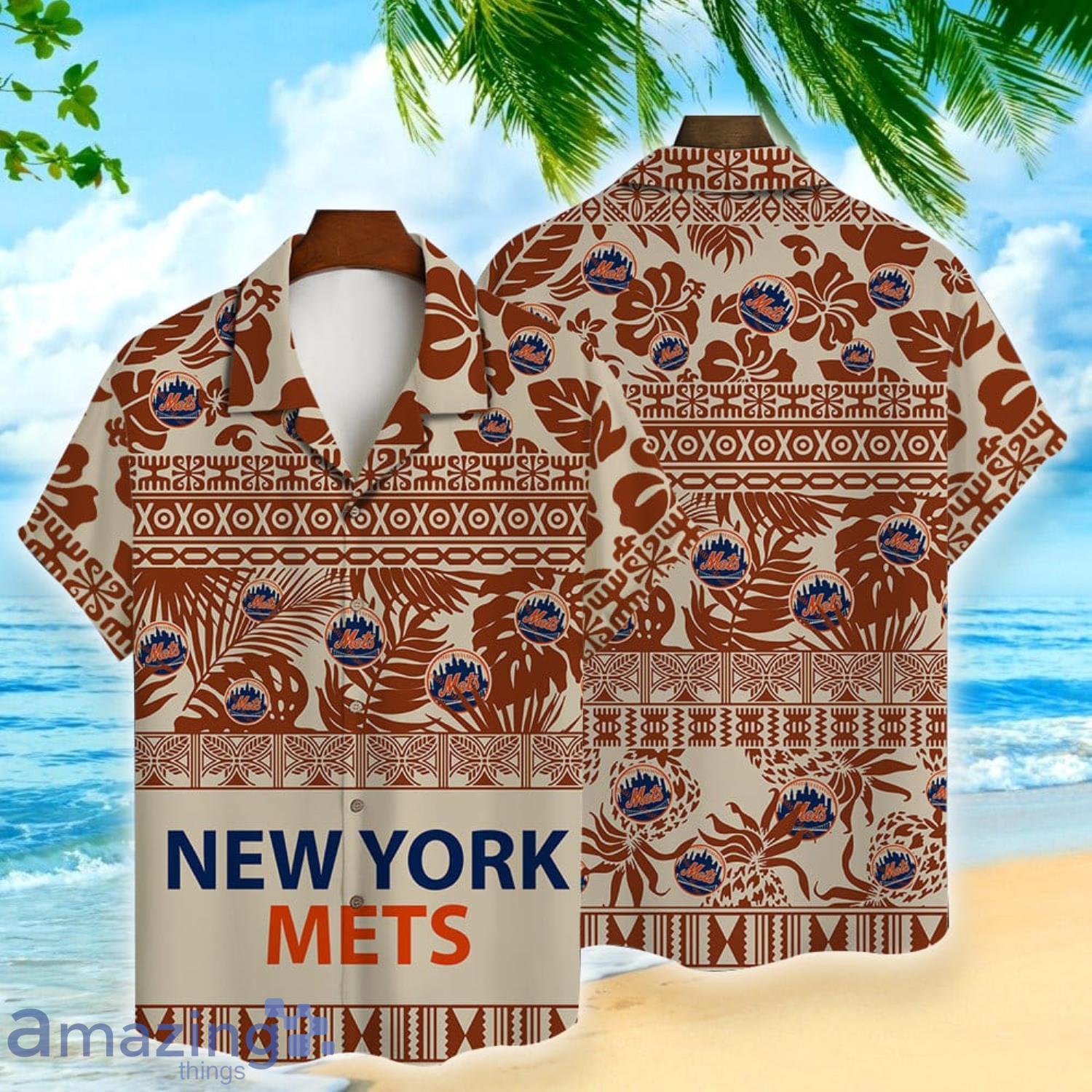 New York Mets Baseball Hawaiian Shirt Aloha Beach Summer