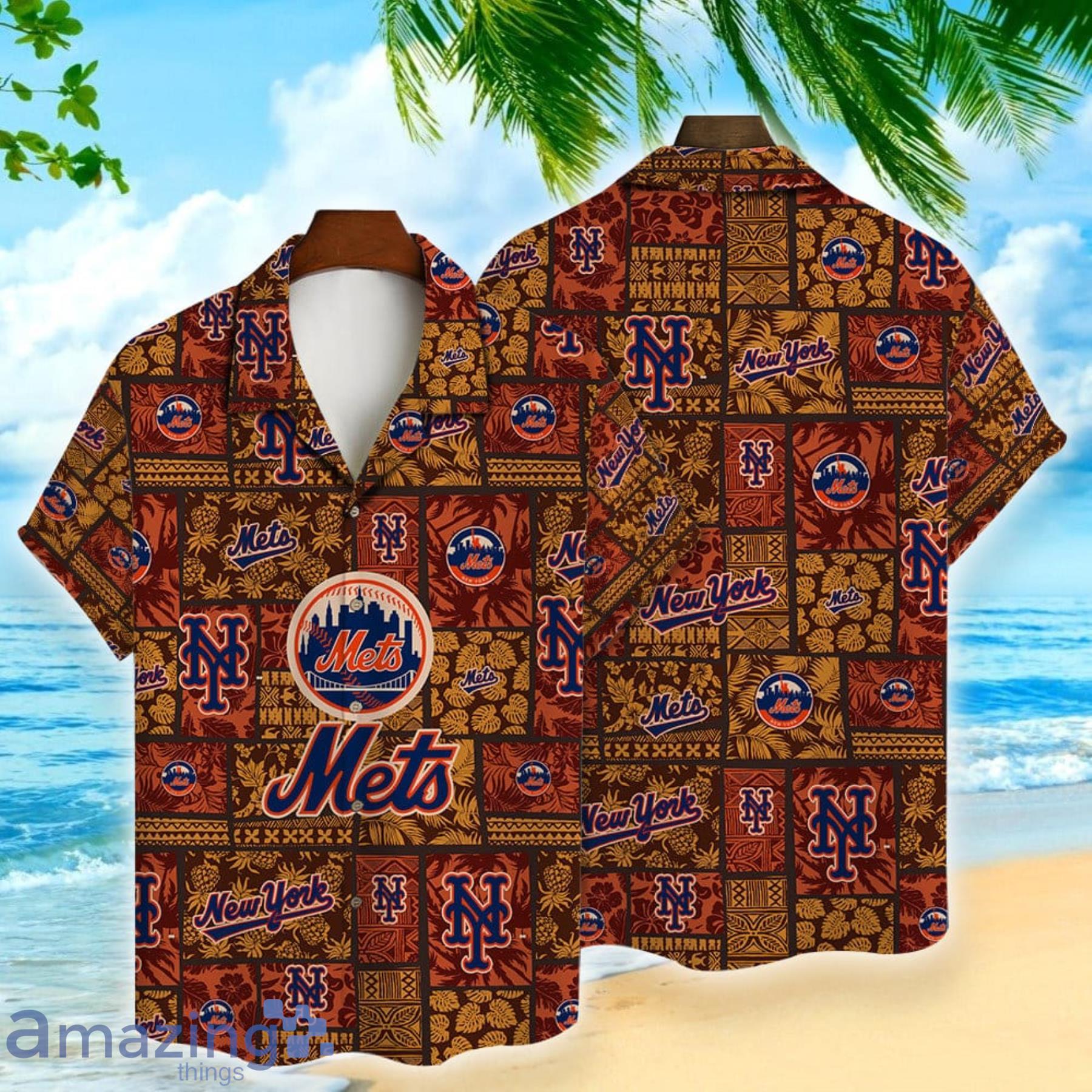New York Mets MLB Hawaiian Shirt Star Pattern Best Trend Summer Gift