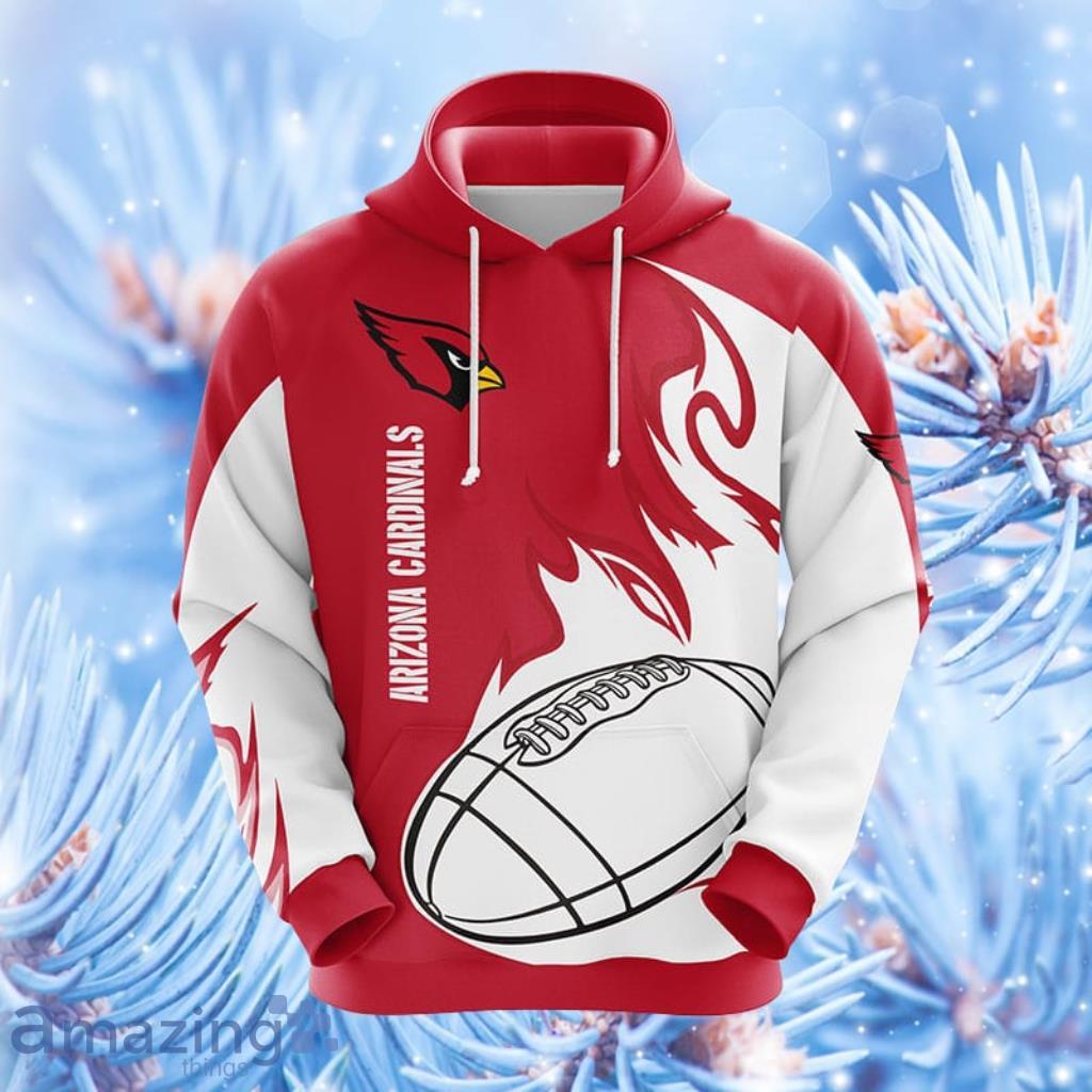 Arizona Cardinals Hoodie 3D one way Sweatshirt