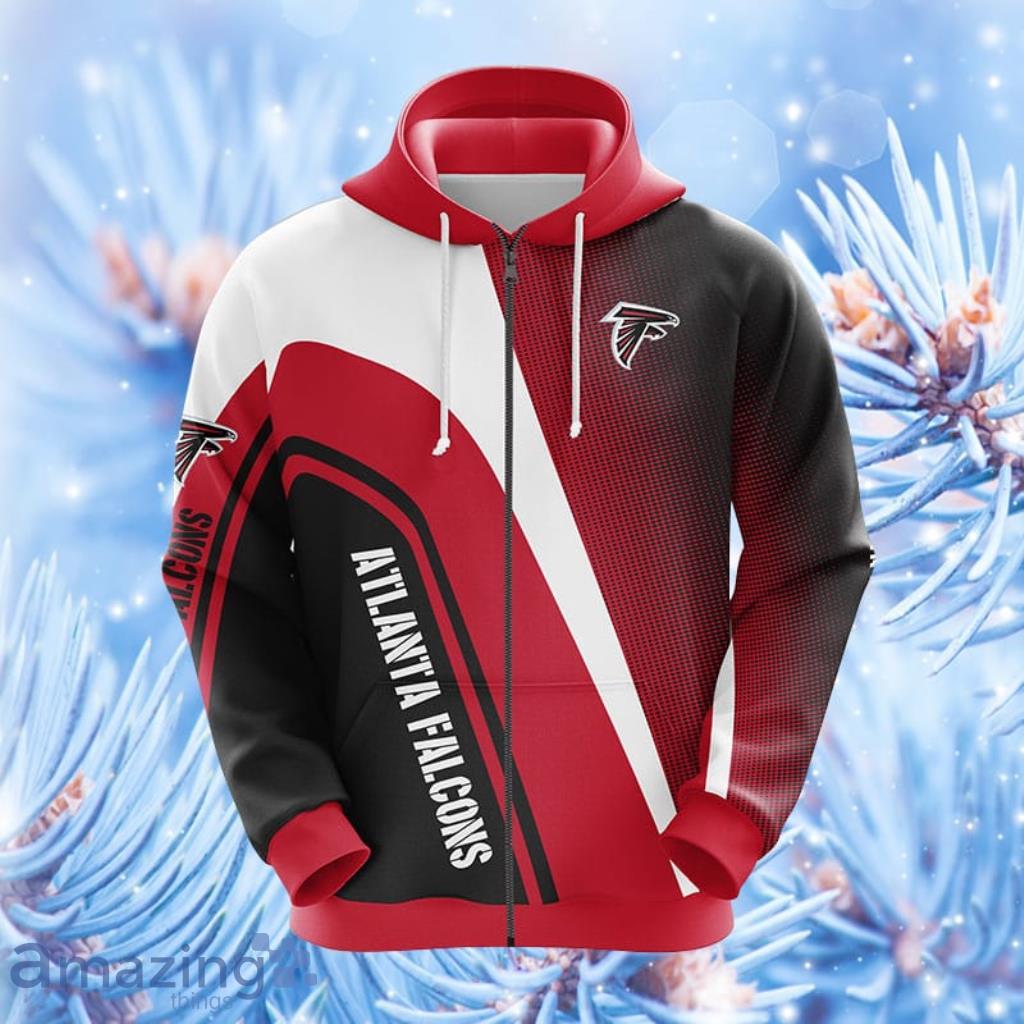 Atlanta Falcons Youth Double Logo Pullover Hoodie - Red