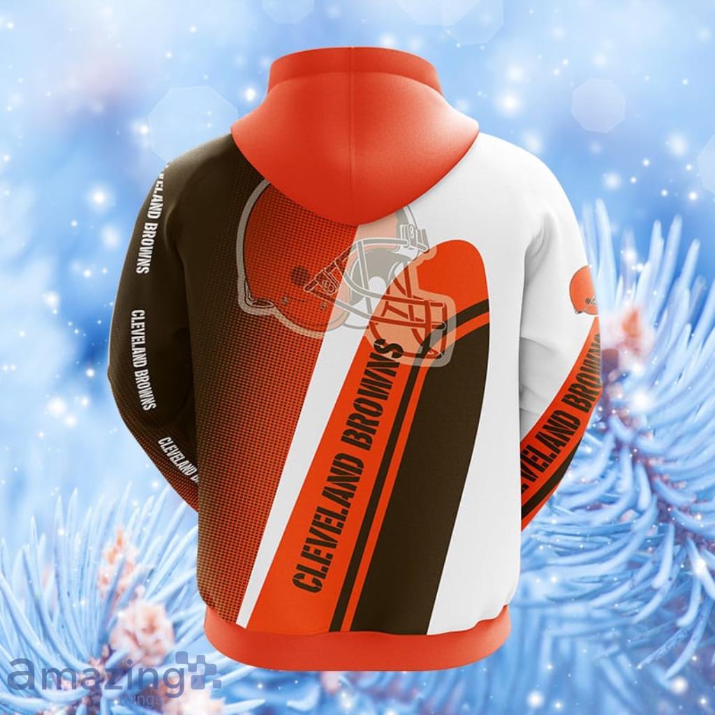 NFL Cleveland Browns Orange Hoodie, Zip Hoodie 3D All Over Print For Fans image NFL Cleveland Browns Orange Hoodie, Zip Hoodie 3D All Over Print For Fans Product Photo 2