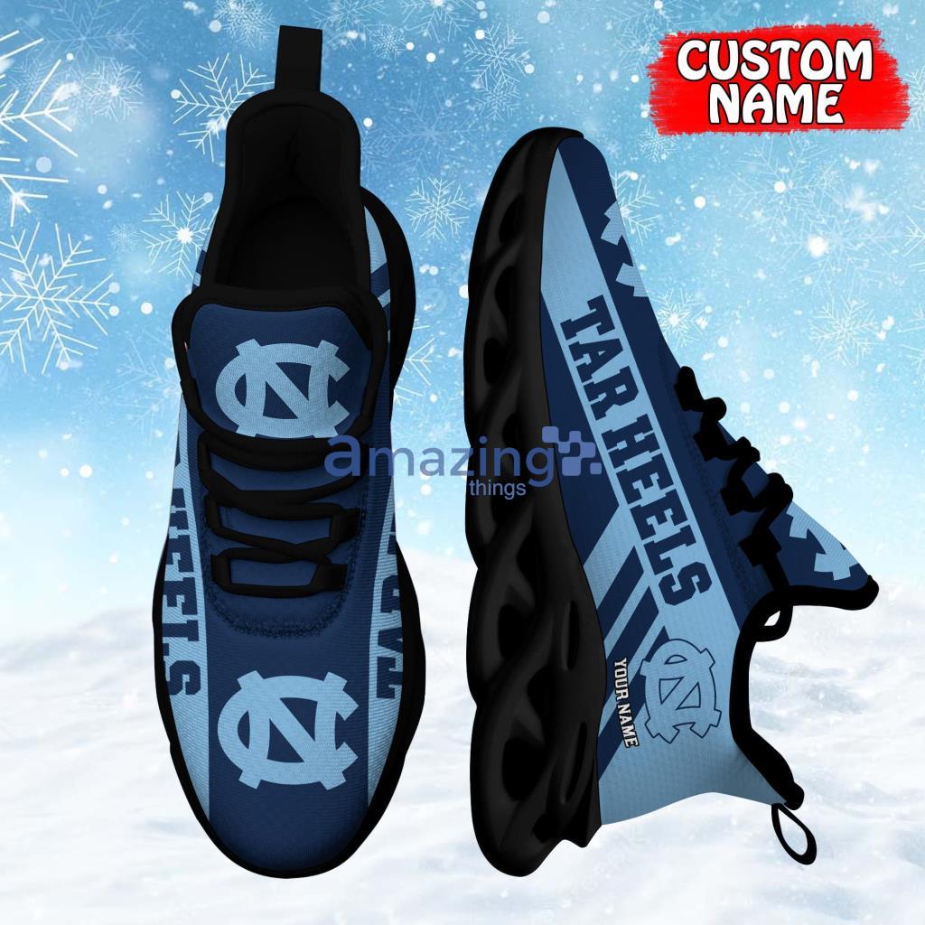 North Carolina Tar Heels Custom Name Personalized Max Soul Shoes For Men And Women Product Photo 1